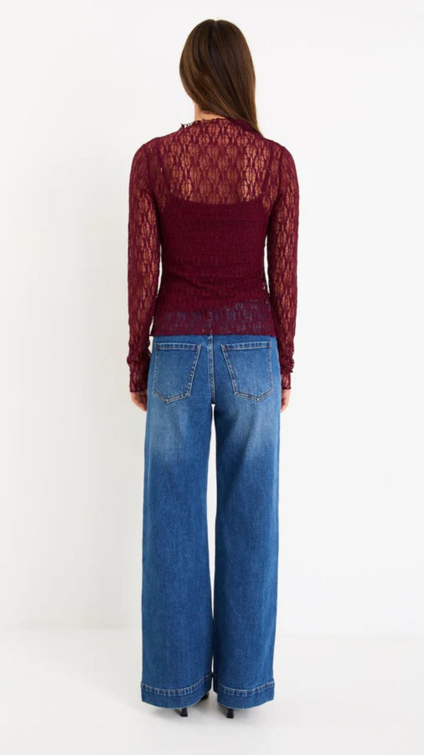 Giving Lace Long Sleeve Top