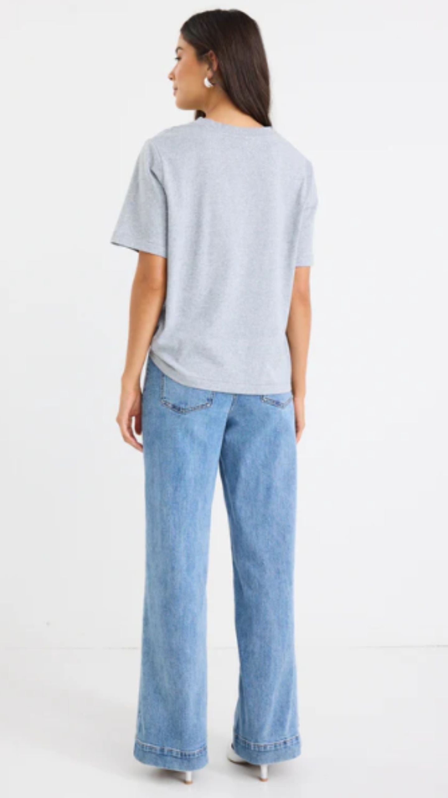 Zoey High Rise Wide Leg Jean
