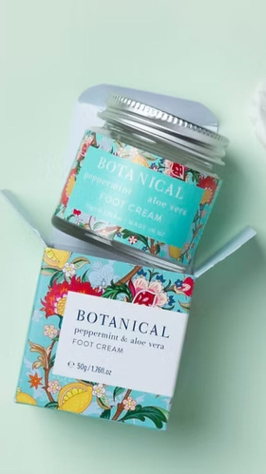 Peppermint + Aloe Vera Foot Cream