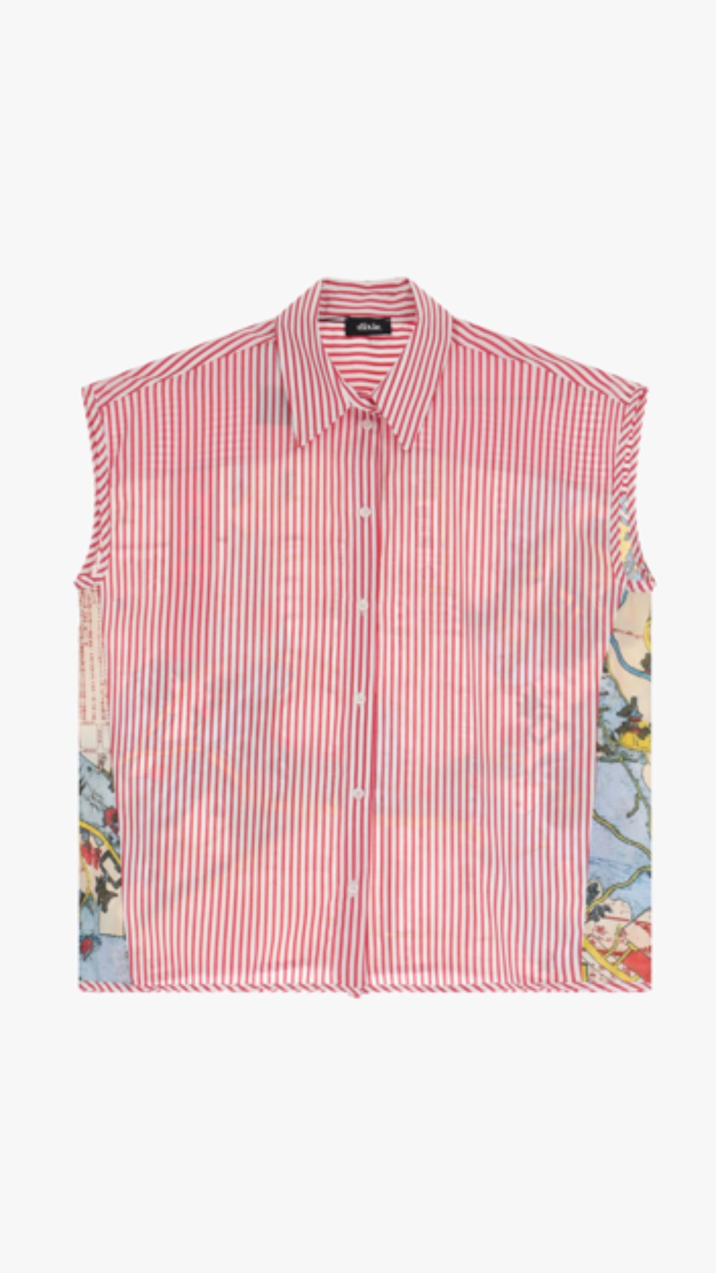 Japanese Map Print Shirt