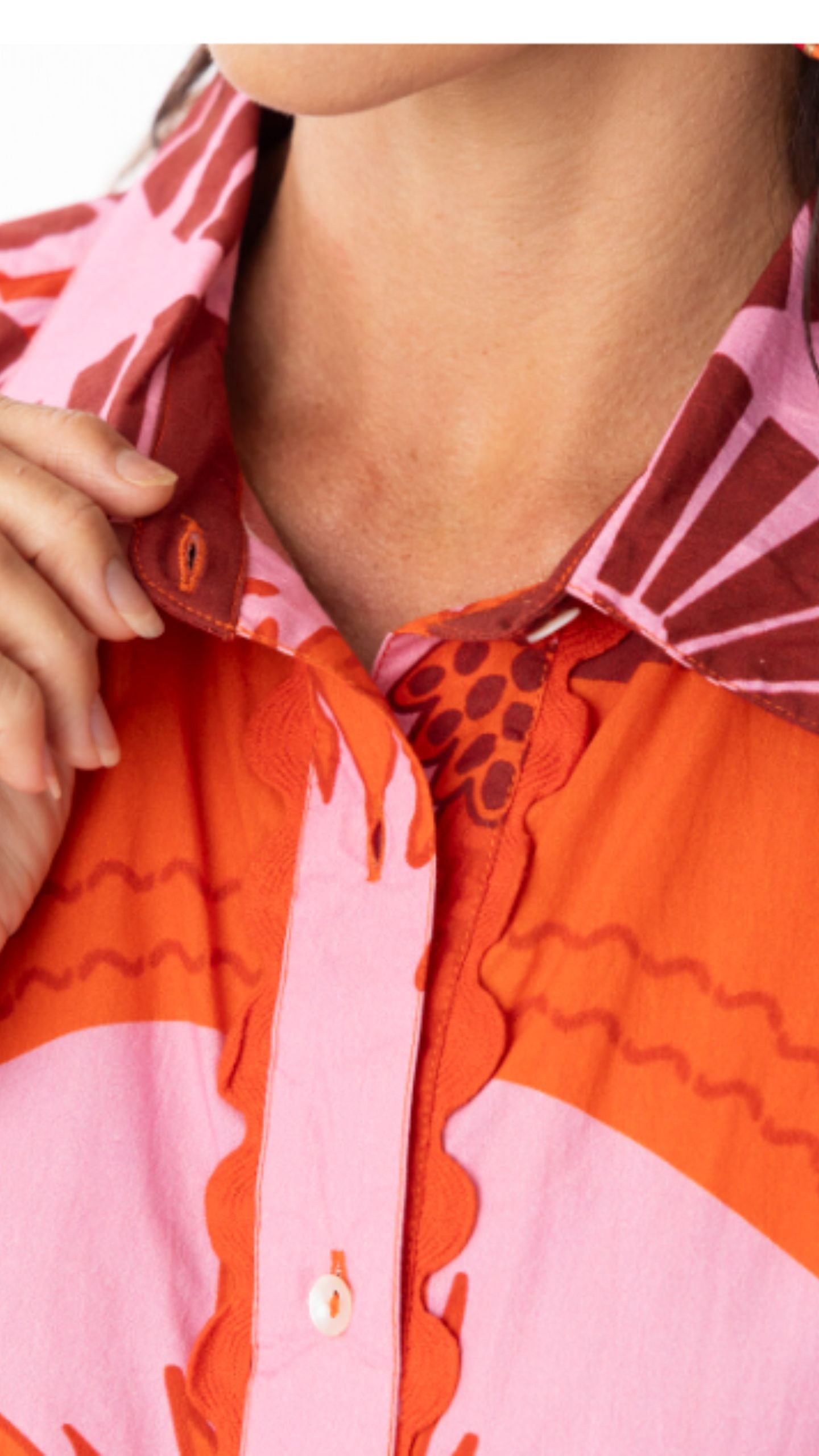 Celeste Orange Shirt