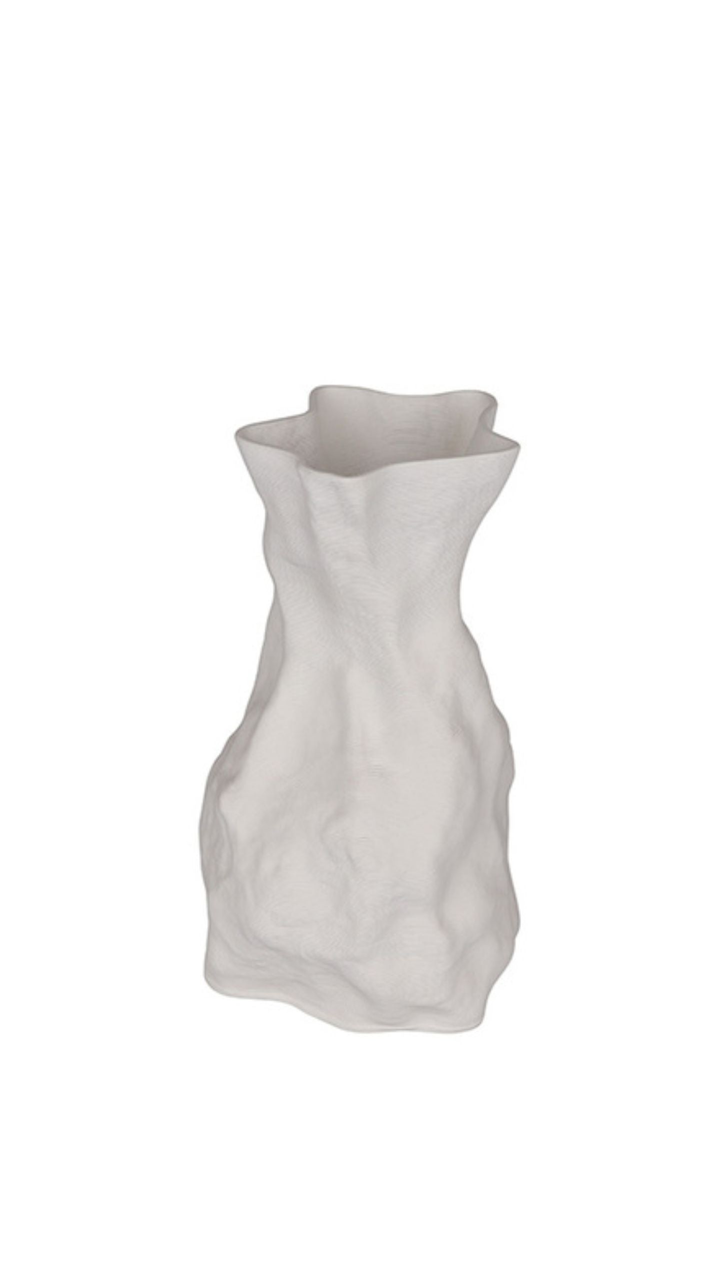 Zoe White 3D Ceramic Vase