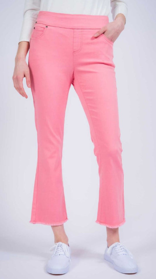 Hampton Twill Crop Flare