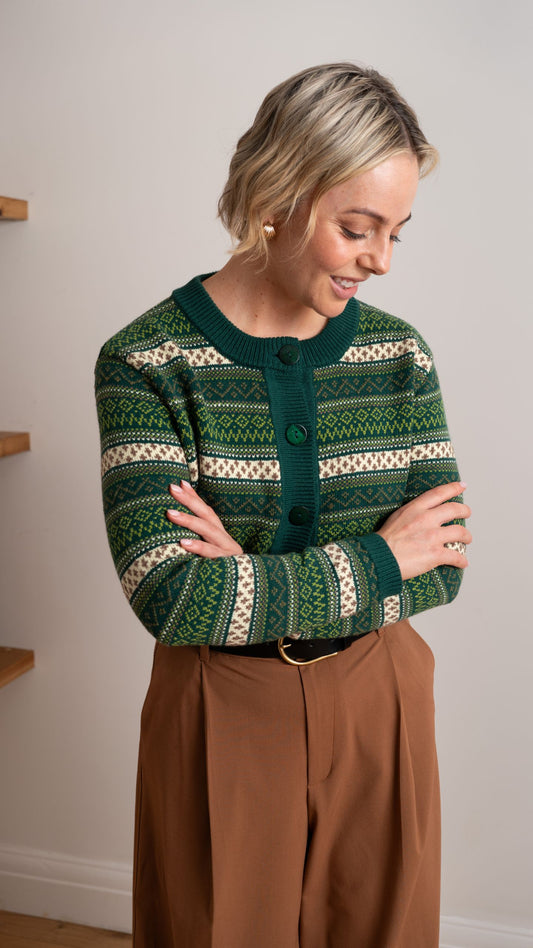 Ruby Fairisle Cardigan