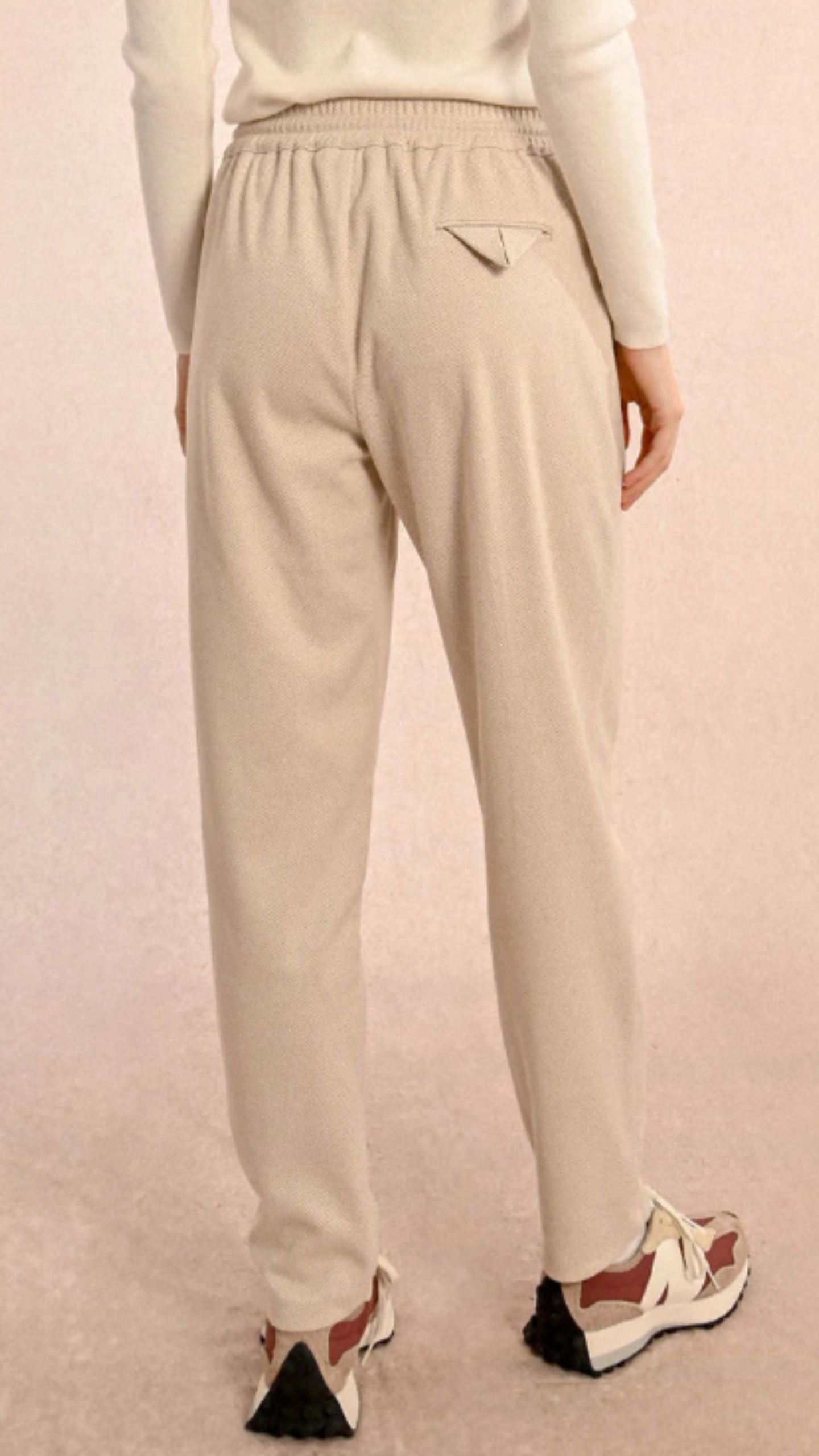 Herringbone Jogger Style Pants