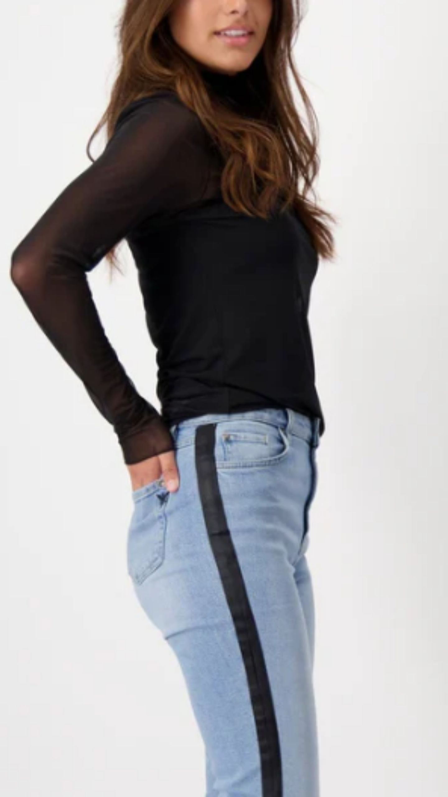 Mesh LS T-Shirt