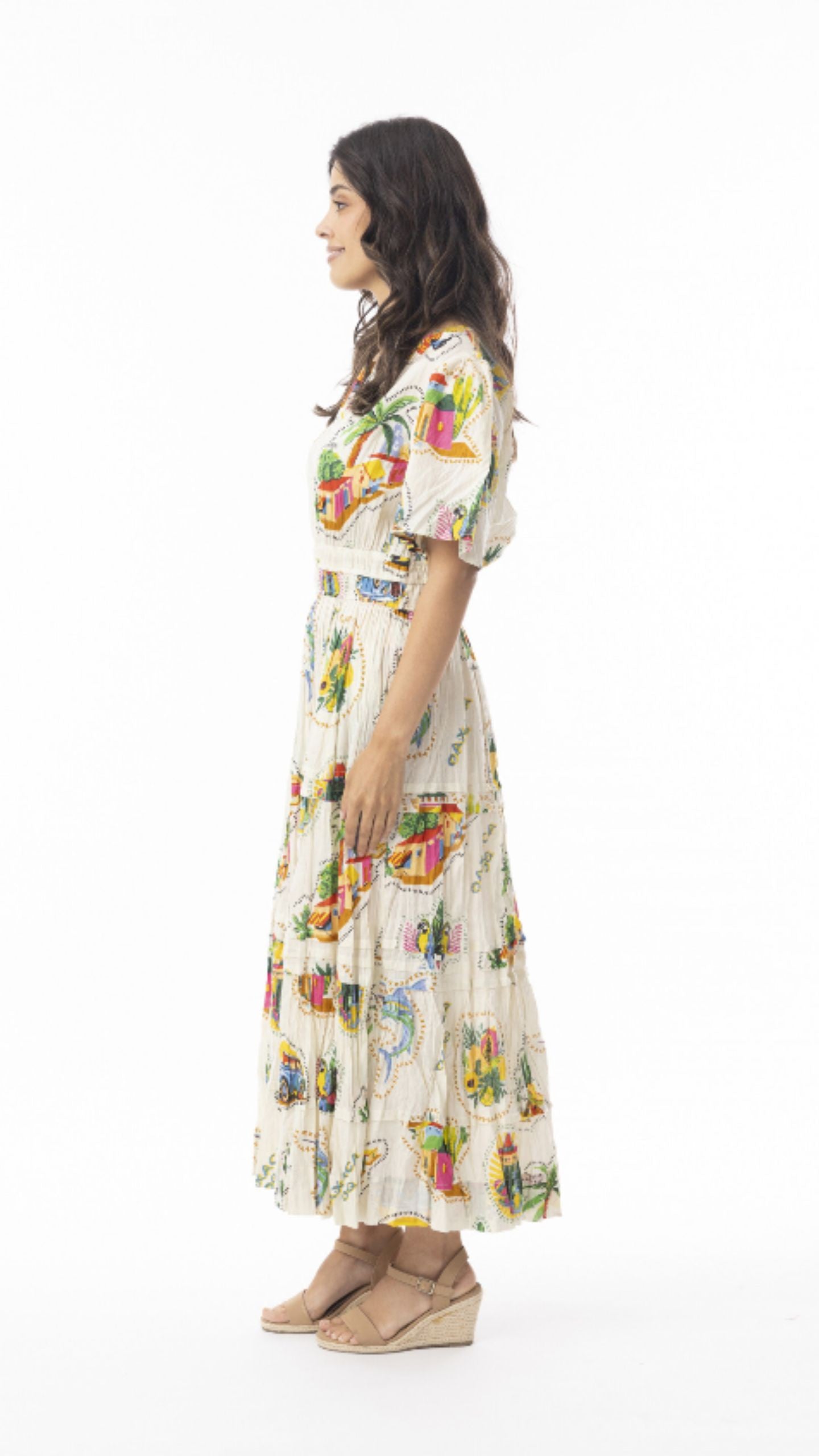 Maxi Dress with Elastic Waist