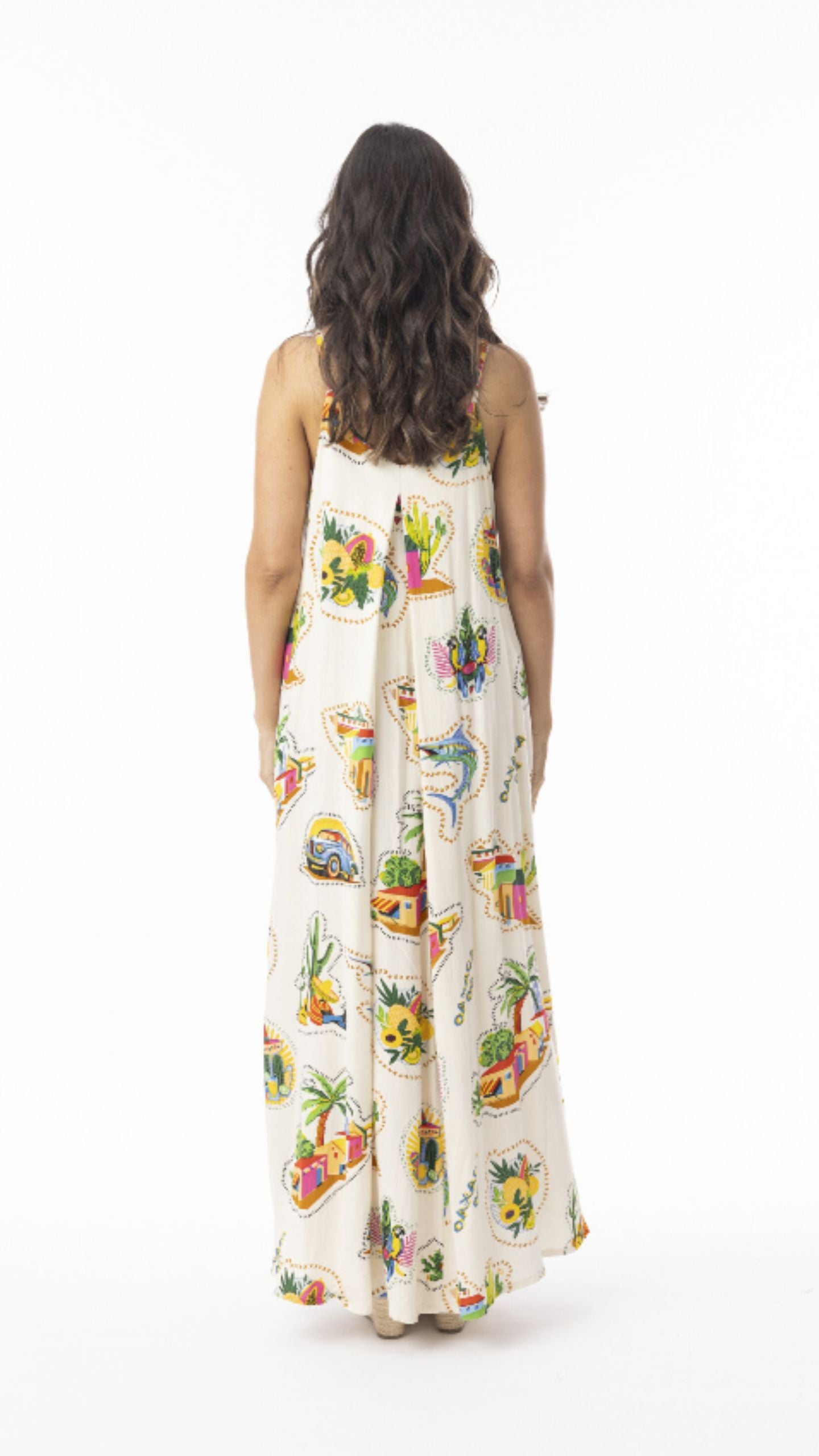 Strappy Midi Length Dress