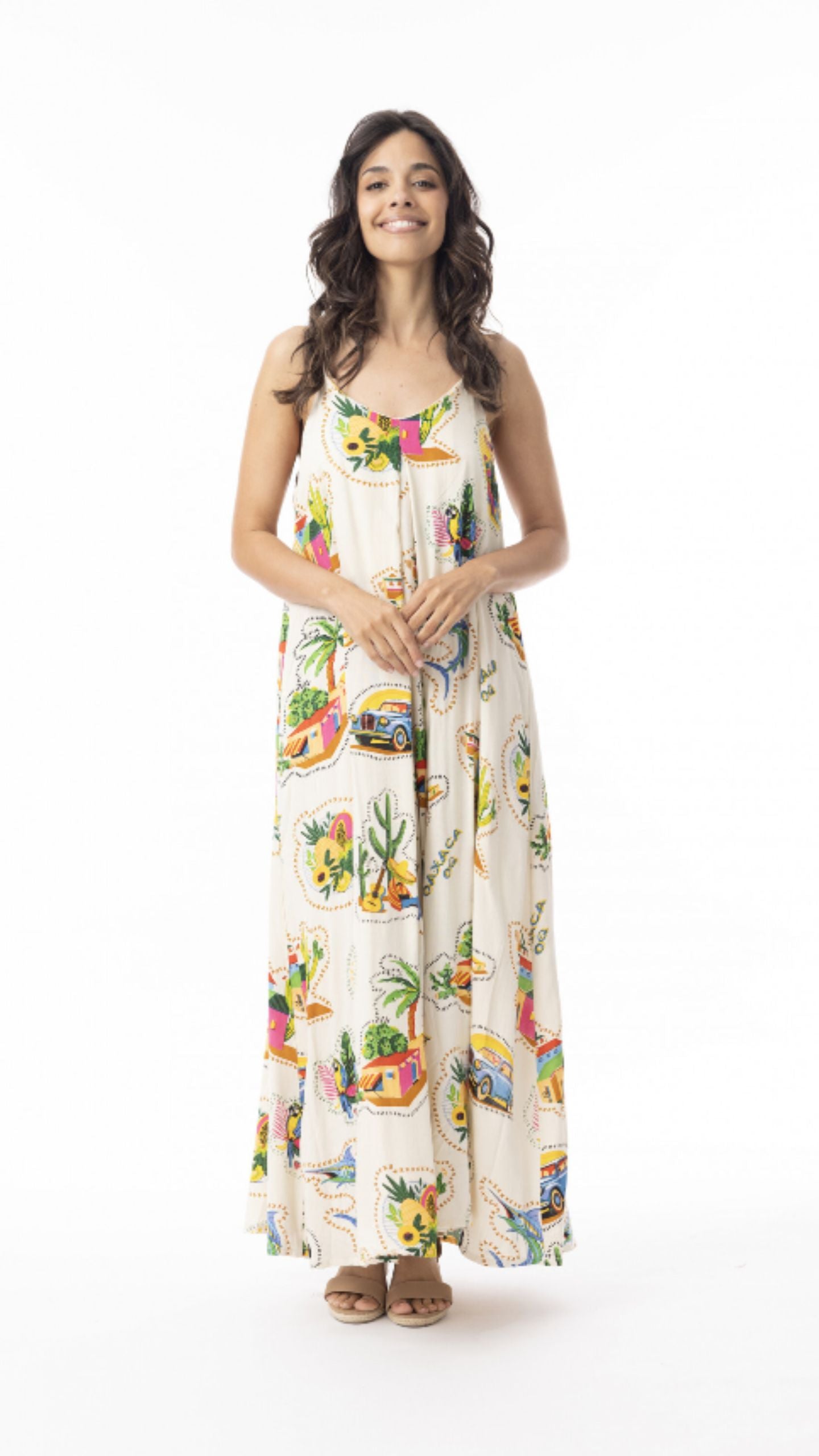 Strappy Midi Length Dress