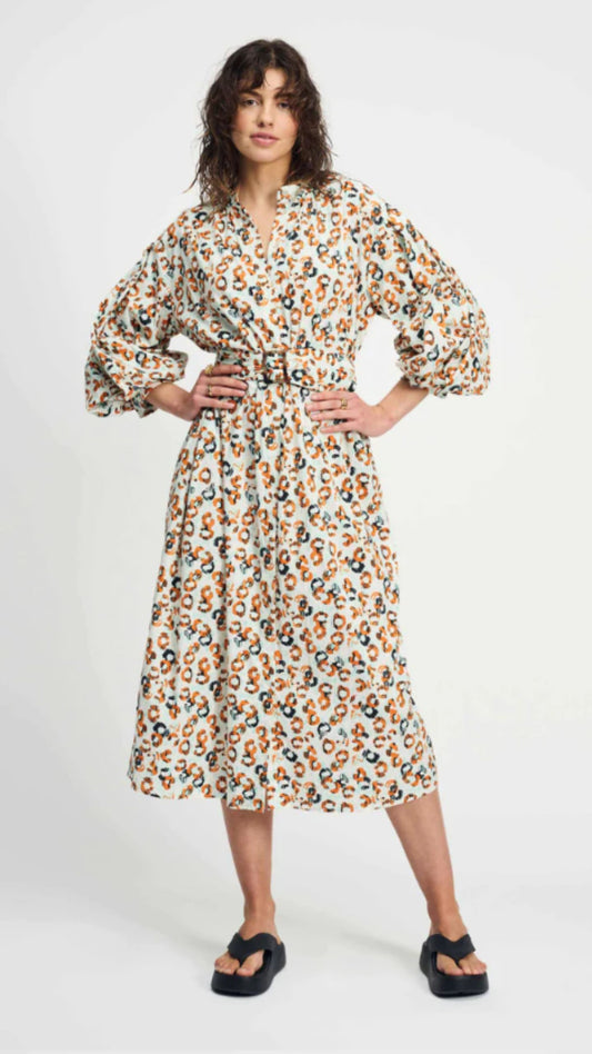 Leopard Lush Poplin Dress