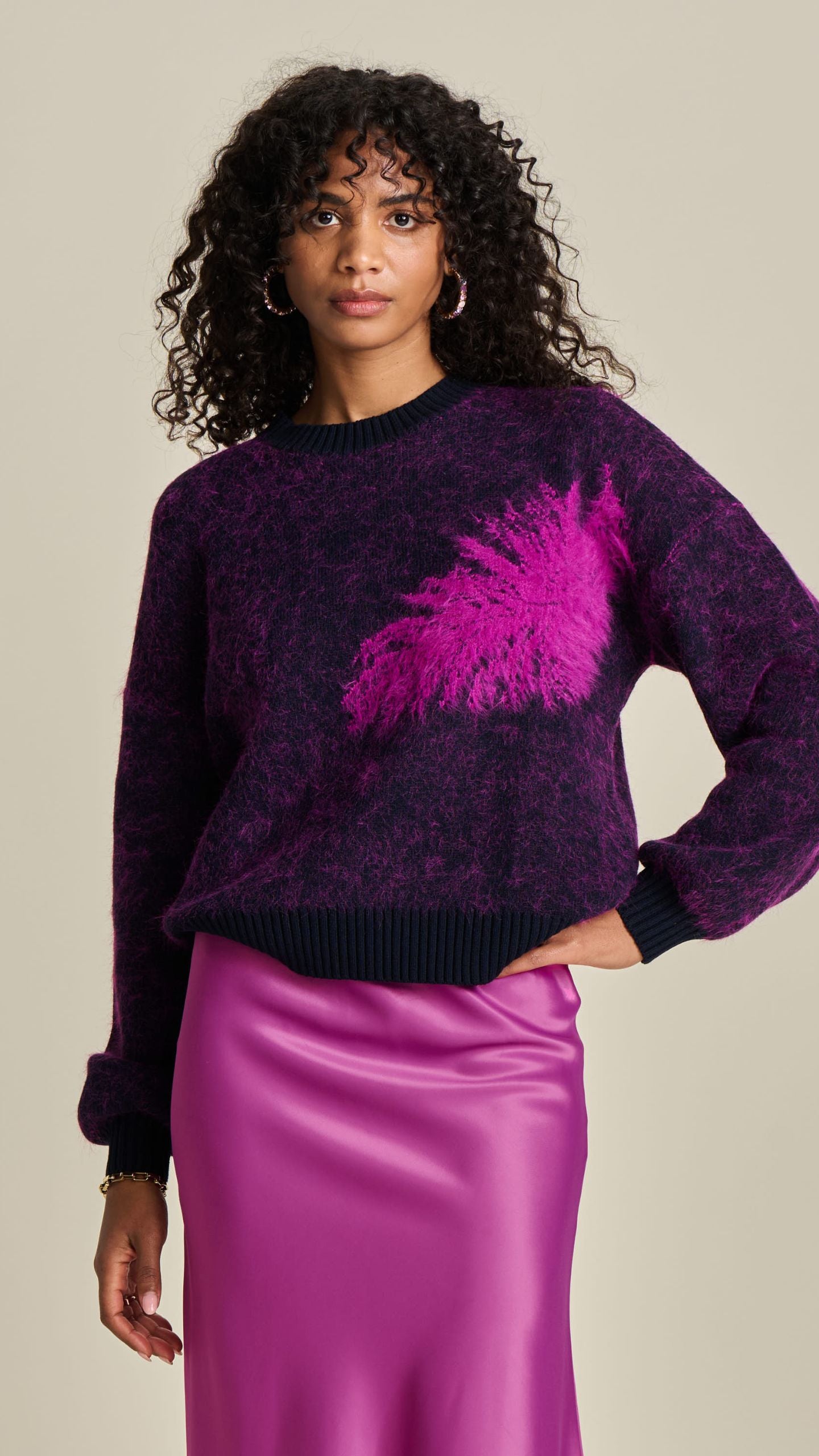 POM Pullover - Feather midnight blue