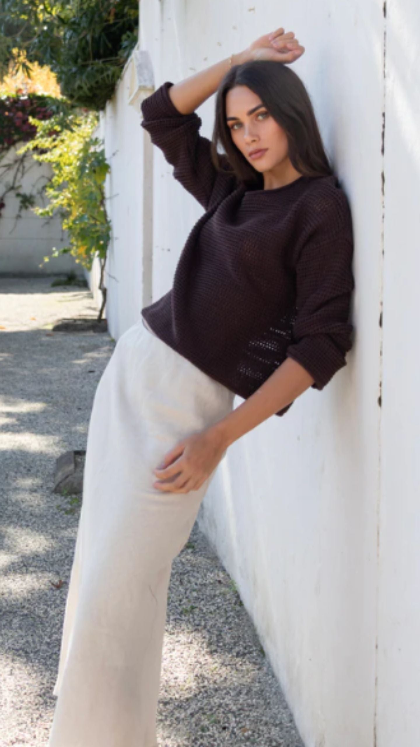 Dawn Crochet Knit Jumper