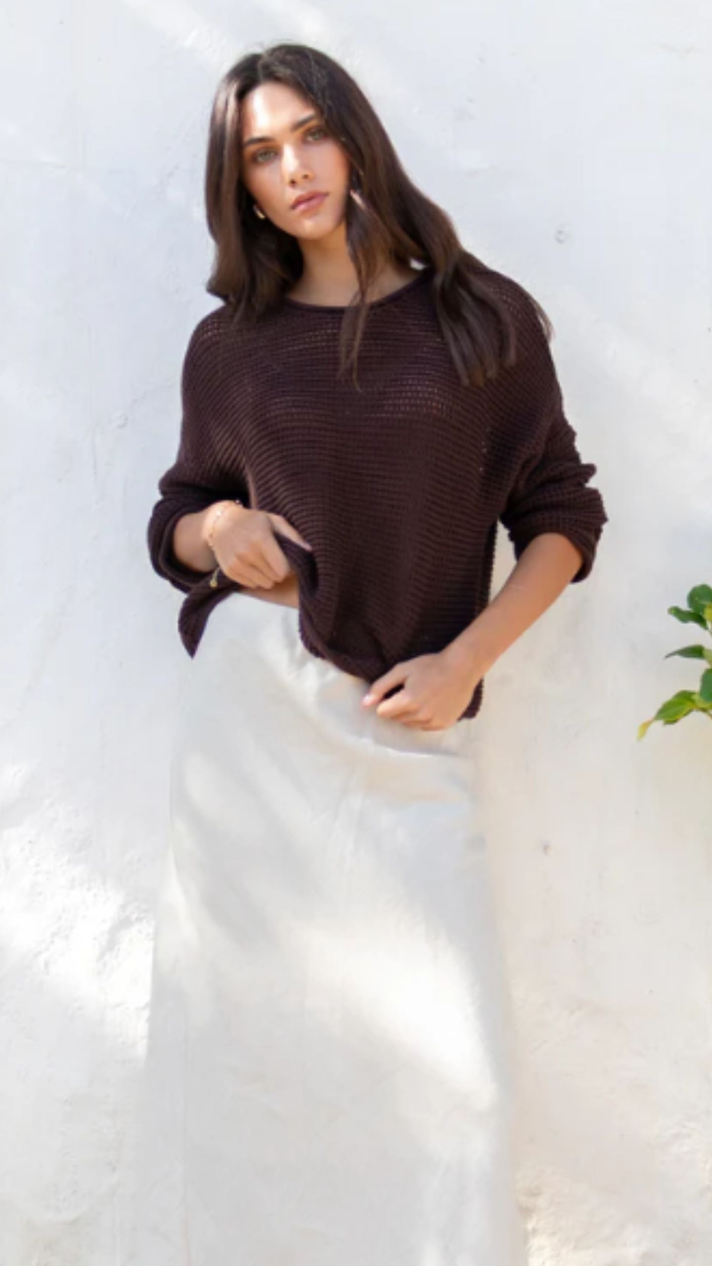 Dawn Crochet Knit Jumper
