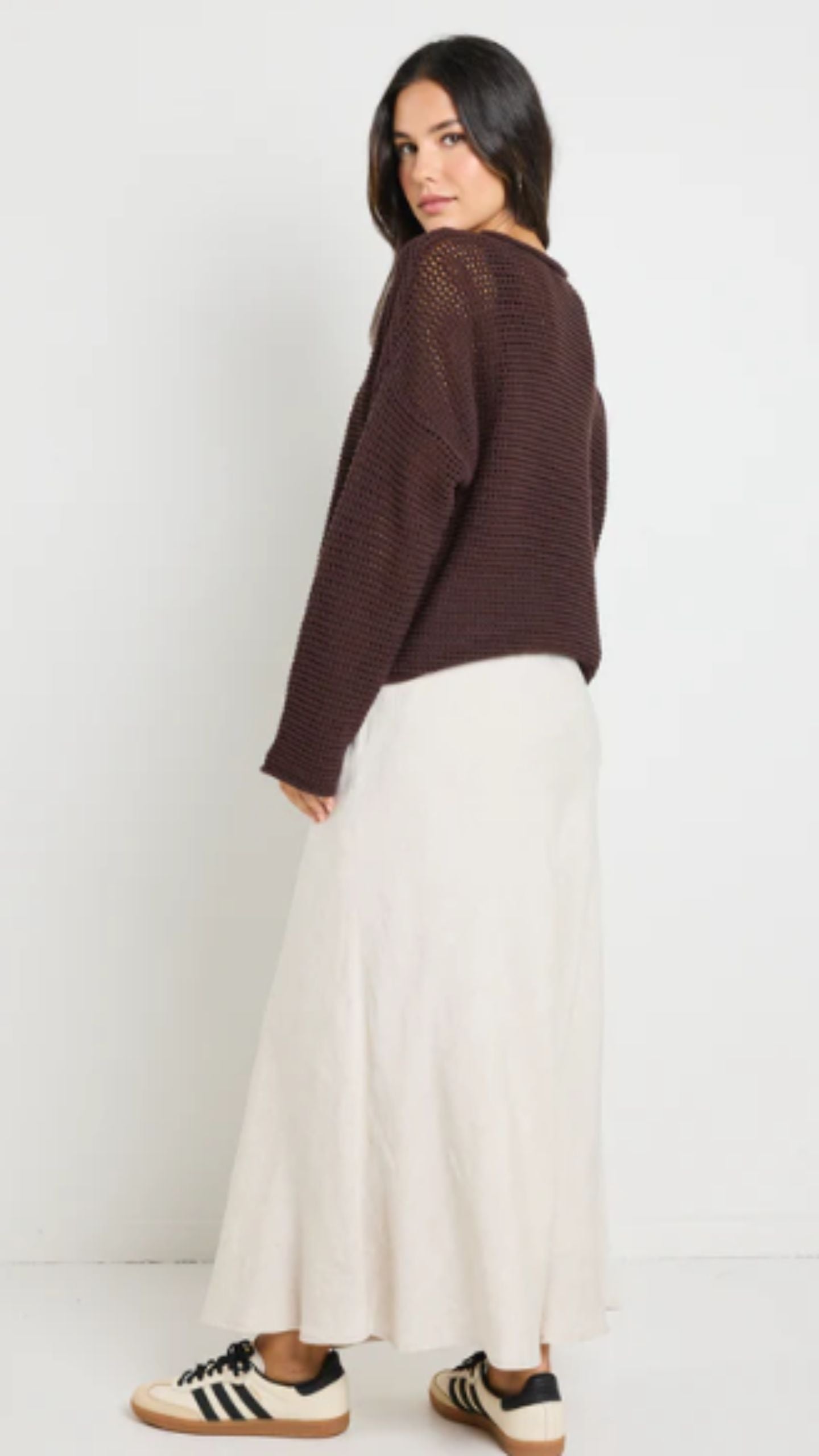Dawn Crochet Knit Jumper