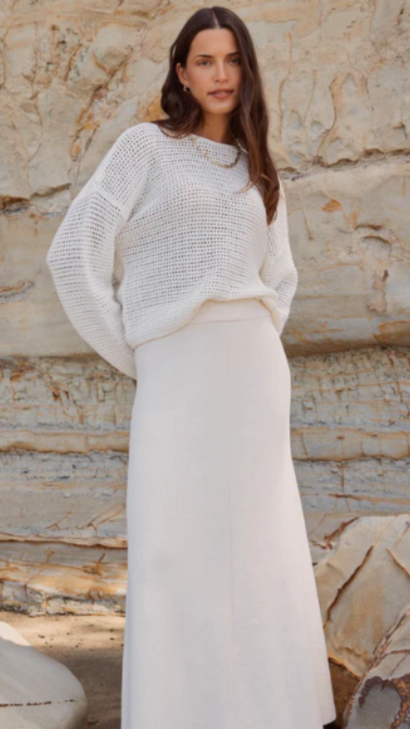 Dawn Crochet Knit Jumper