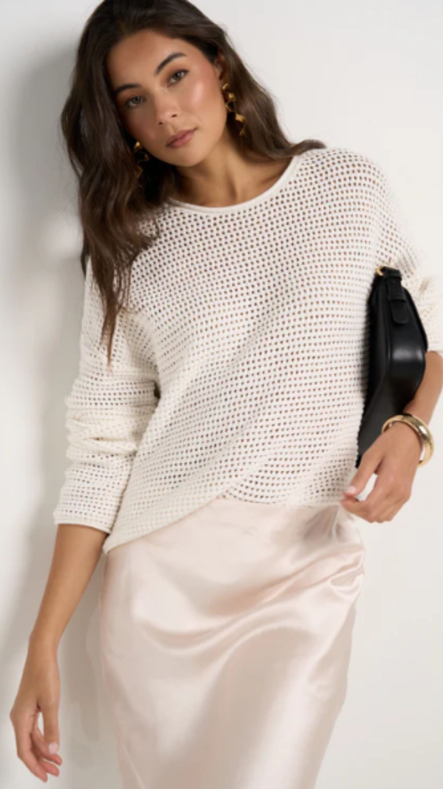 Dawn Crochet Knit Jumper