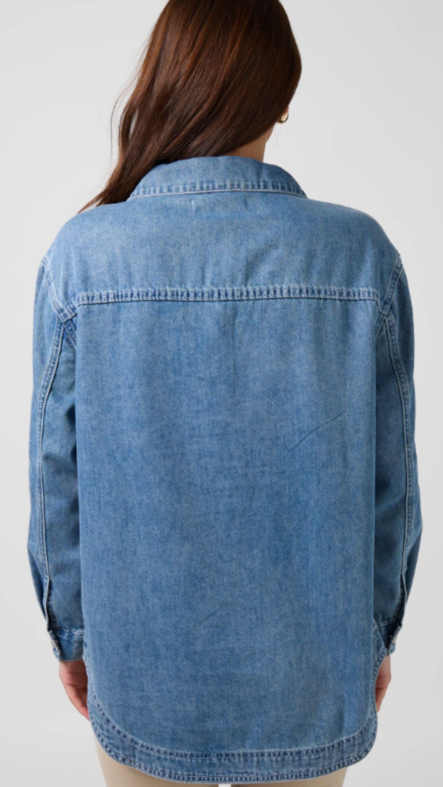 Pip Overshirt - Light Wash