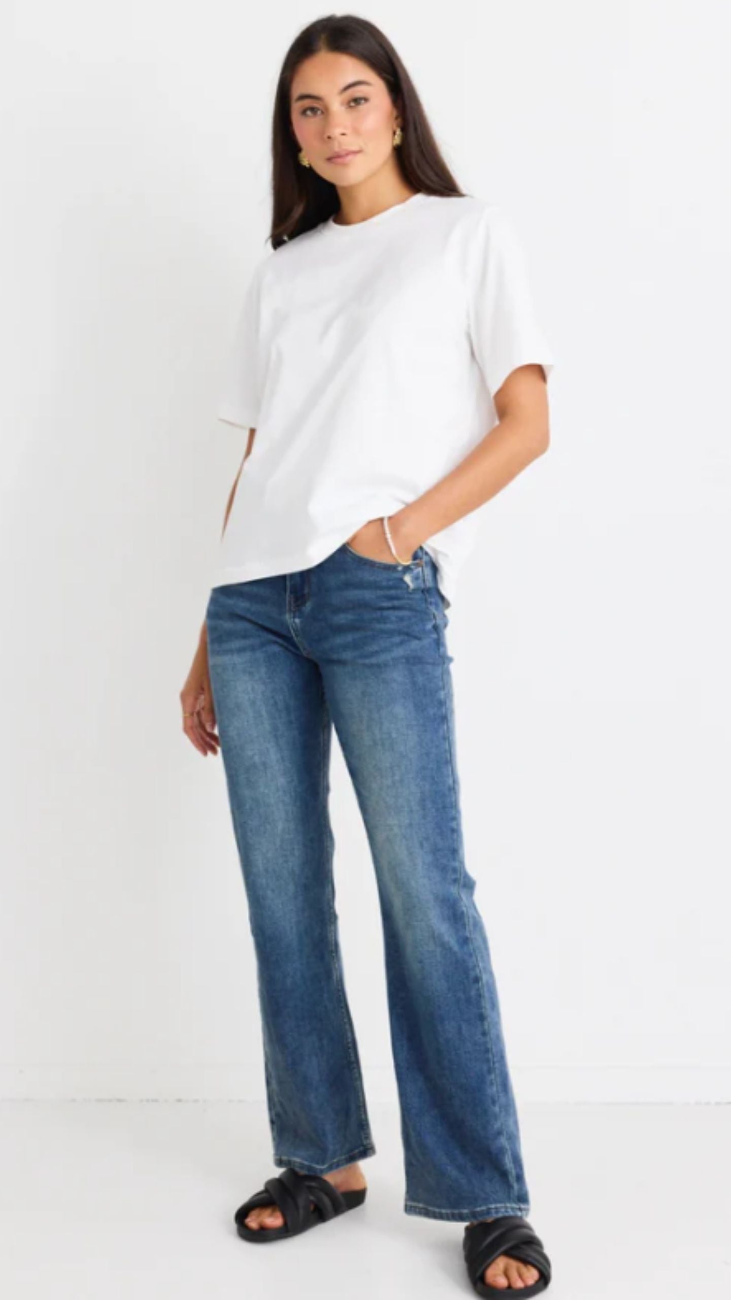 Street Crew Neck Short Sleeved Boxy Tee