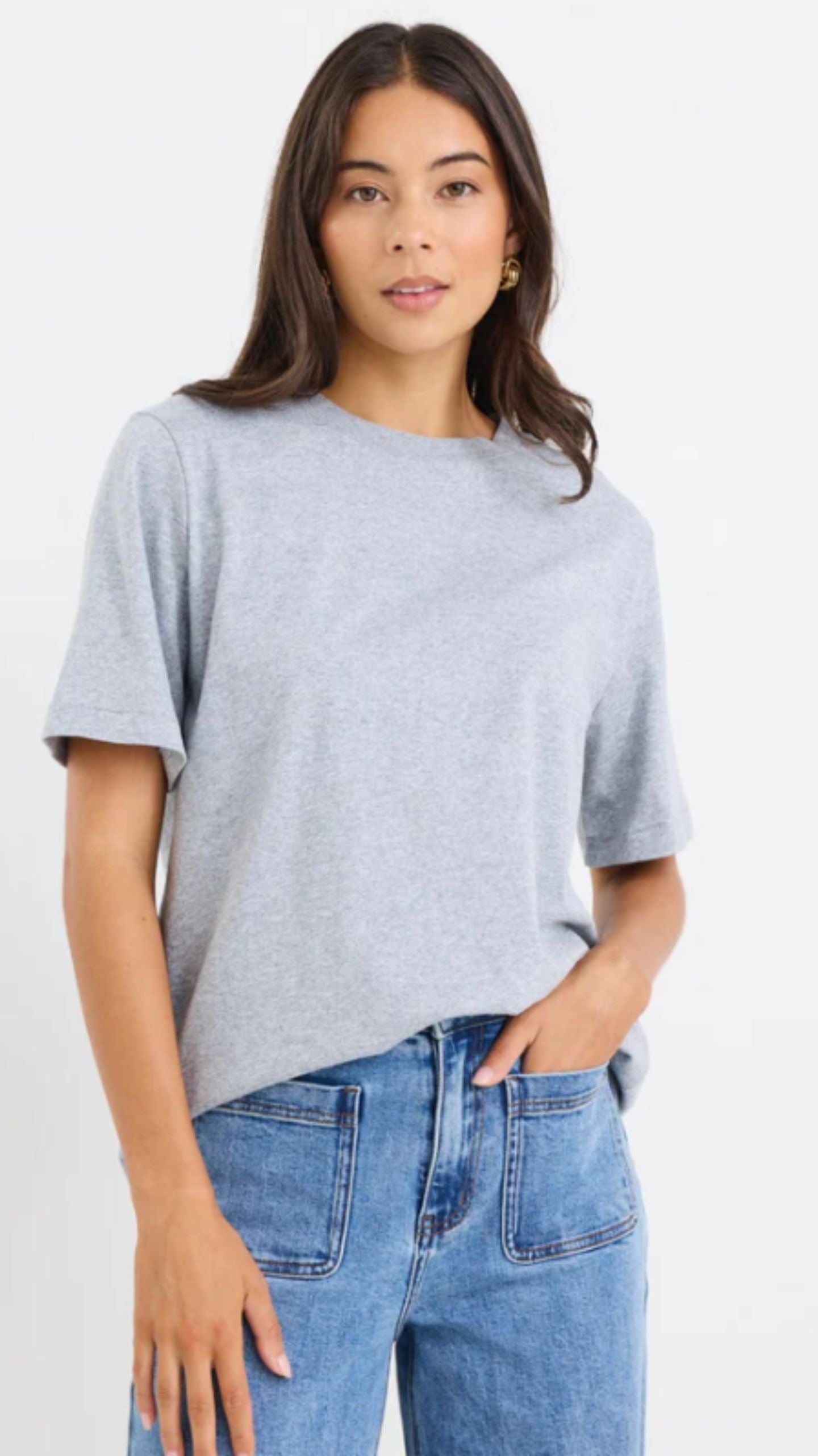 Street Crew Neck Short Sleeved Boxy Tee
