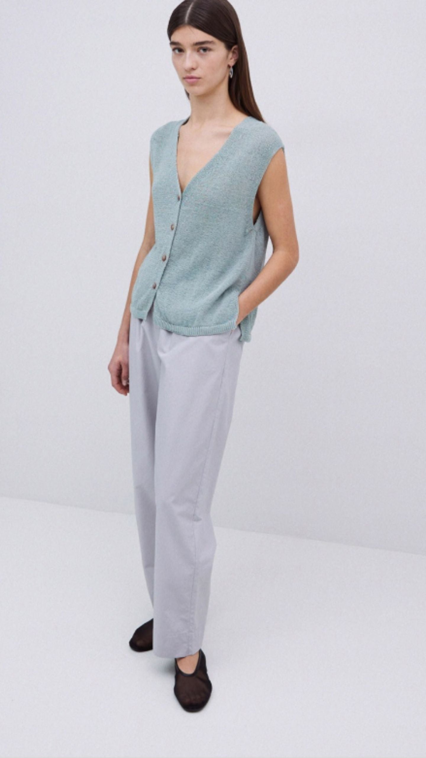 Button Front Vest