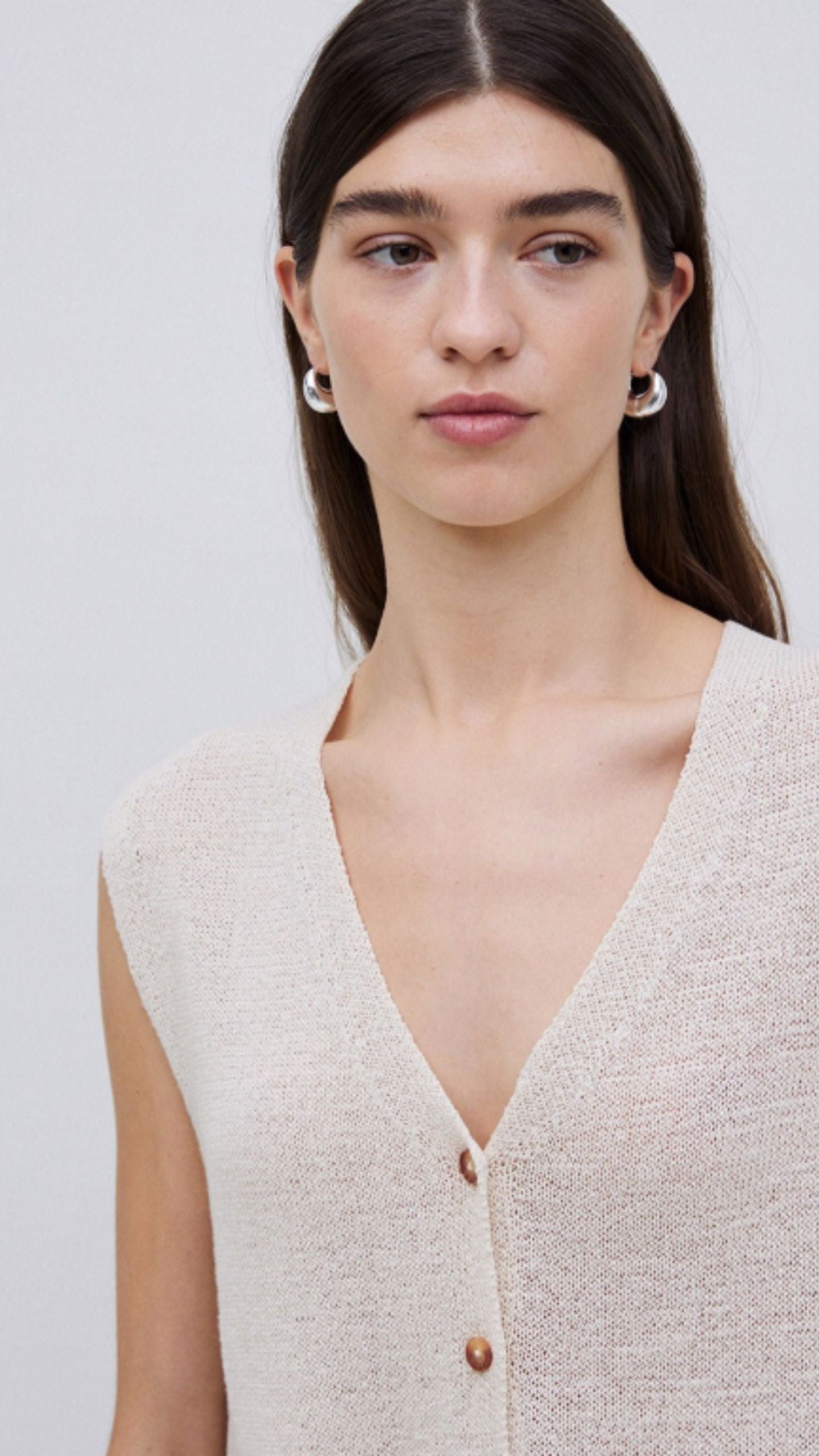 Button Front Vest
