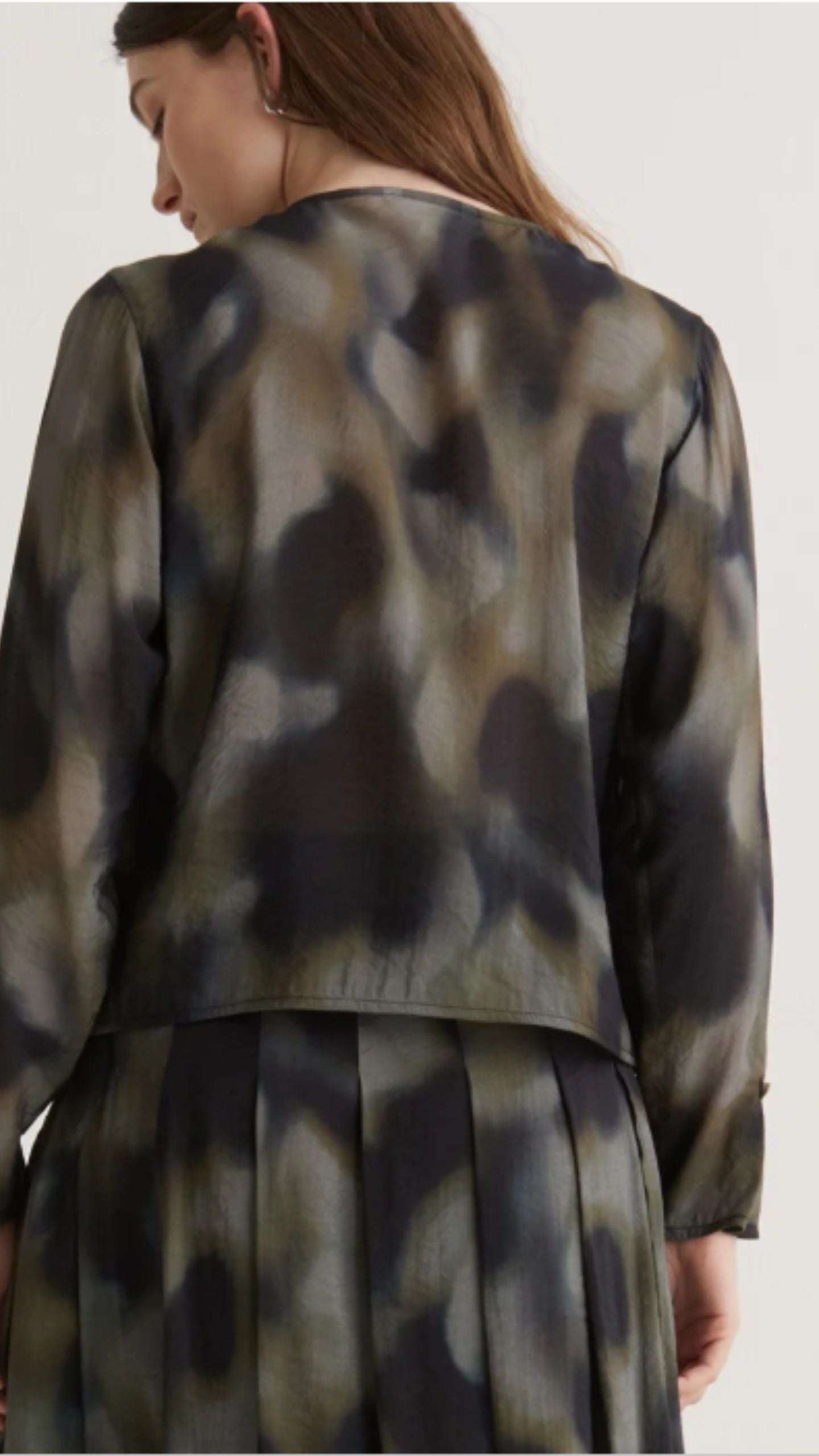 Multi Colour Thin Print Blouse