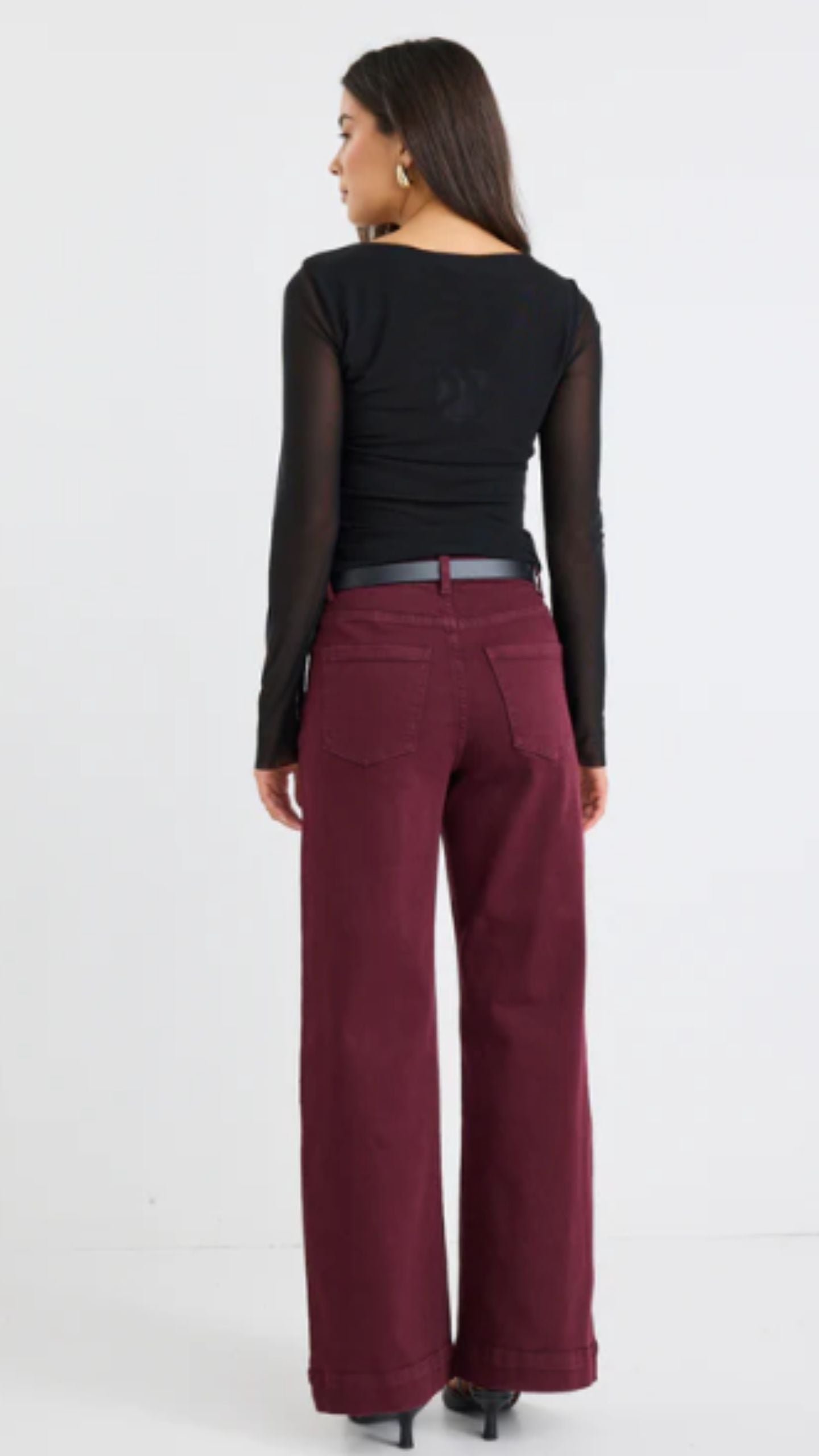 Zoey High Rise Wide Leg Jean