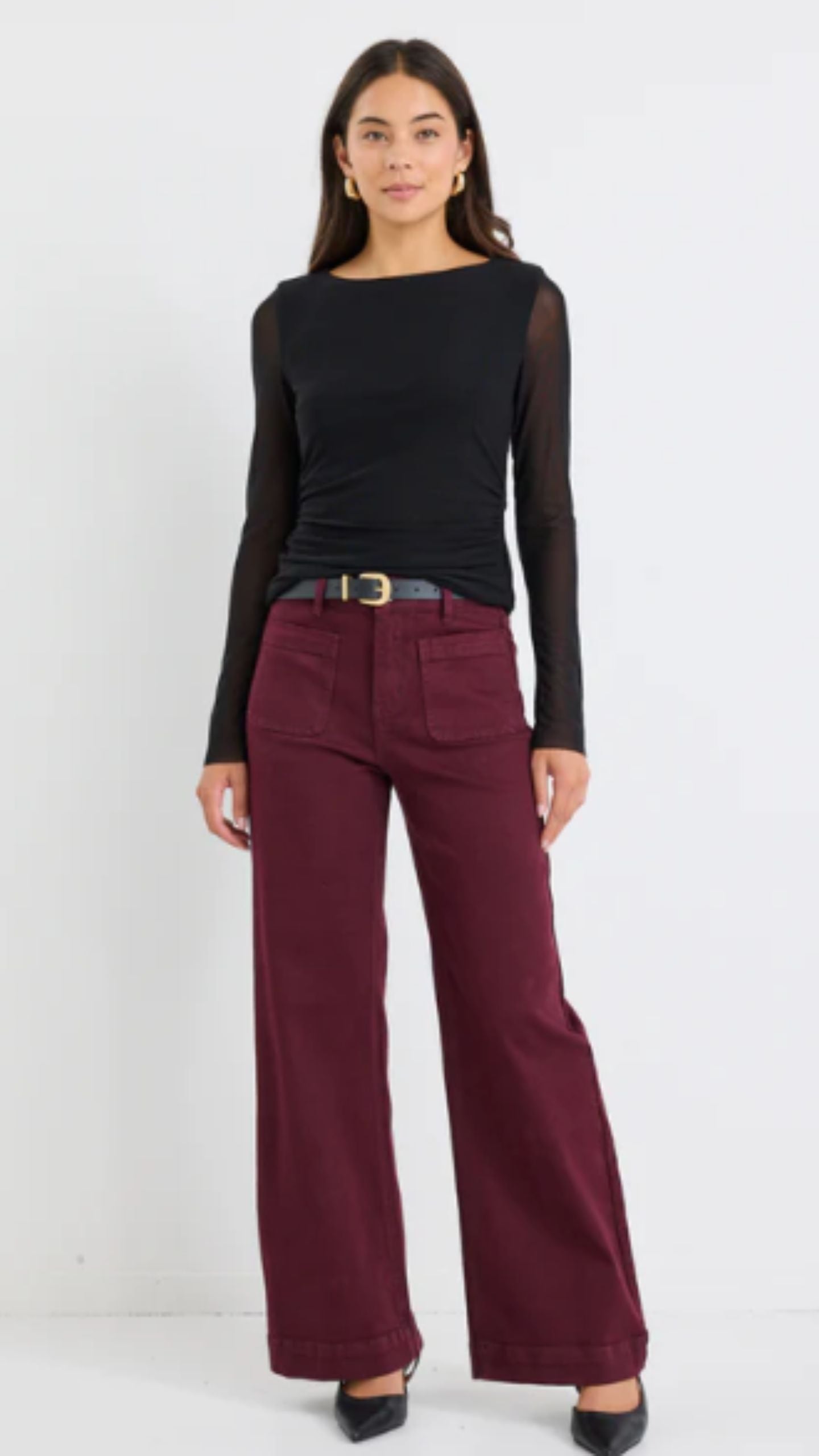 Zoey High Rise Wide Leg Jean