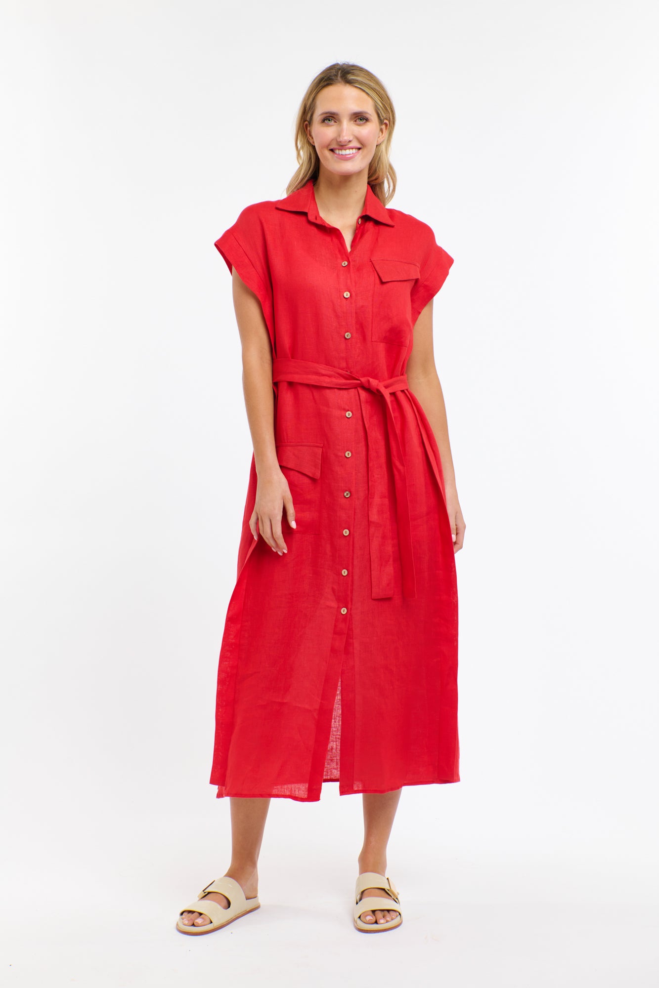 Estivo Linen Dress
