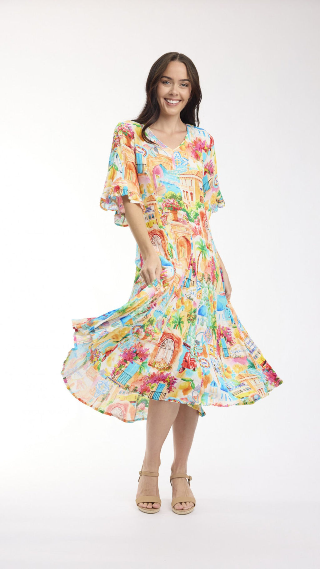 50 Years Travel Dress Godet