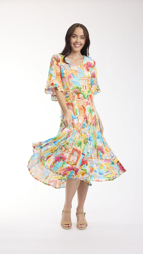 50 Years Travel Dress Godet