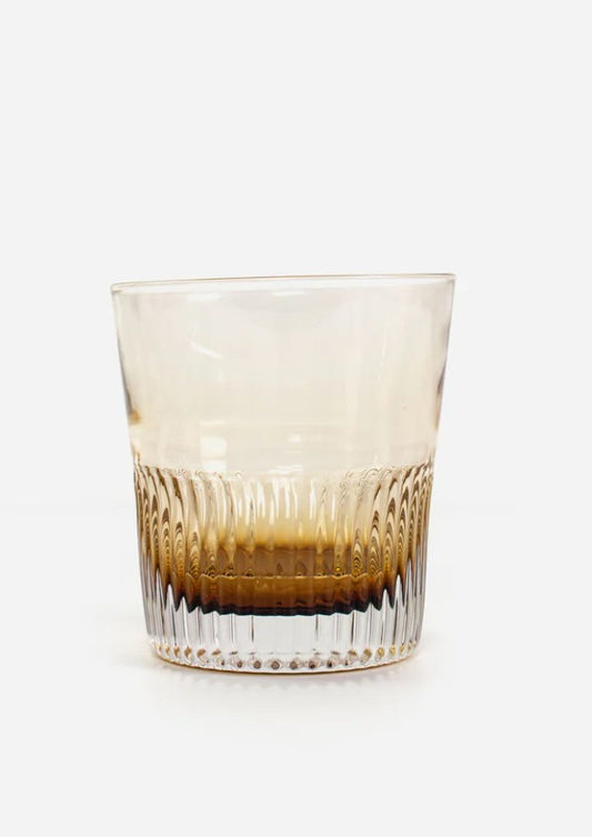 Ambretta Ridged Whiskey Glass