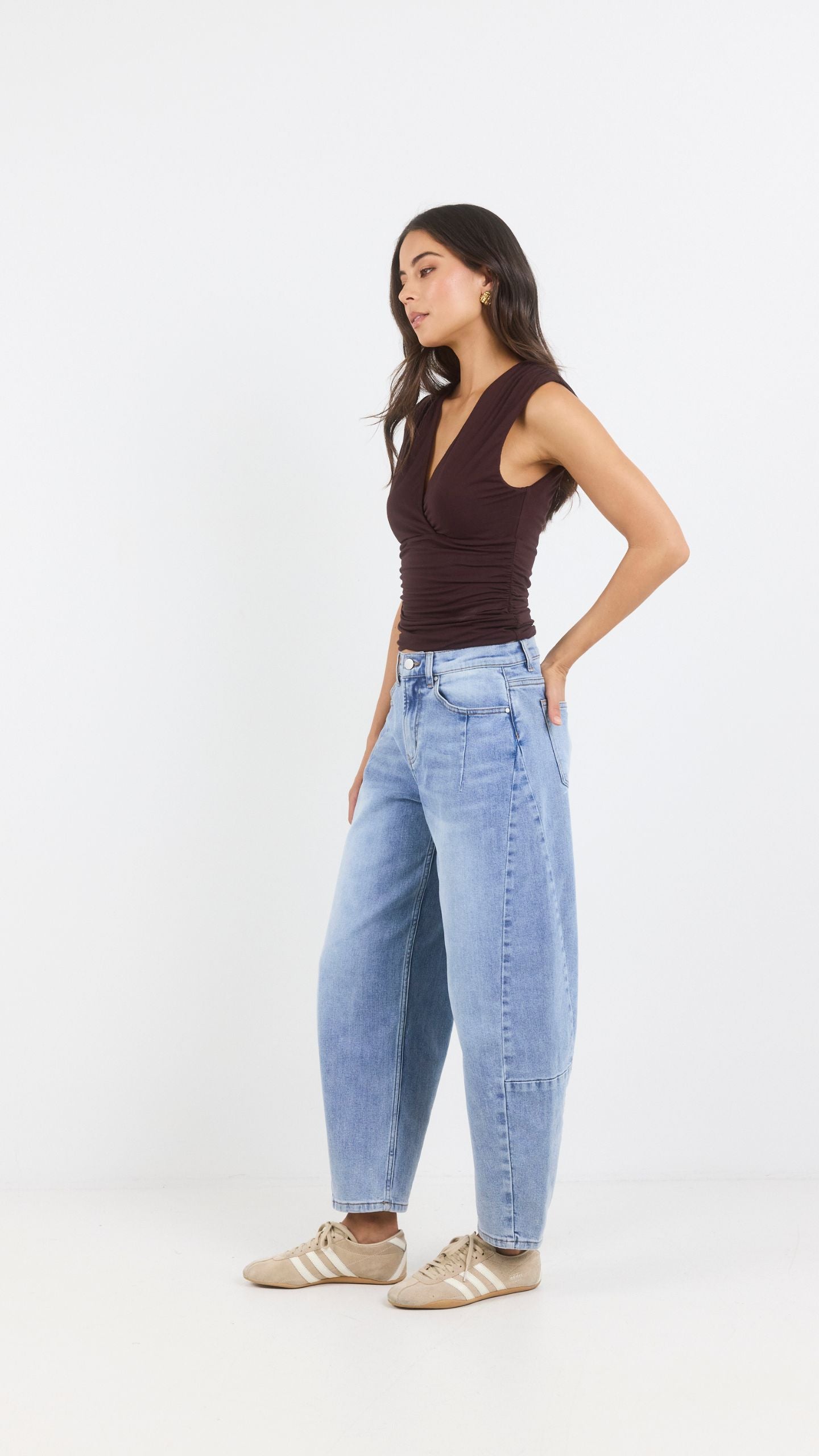 Graduate Stretch Barrel Jeans