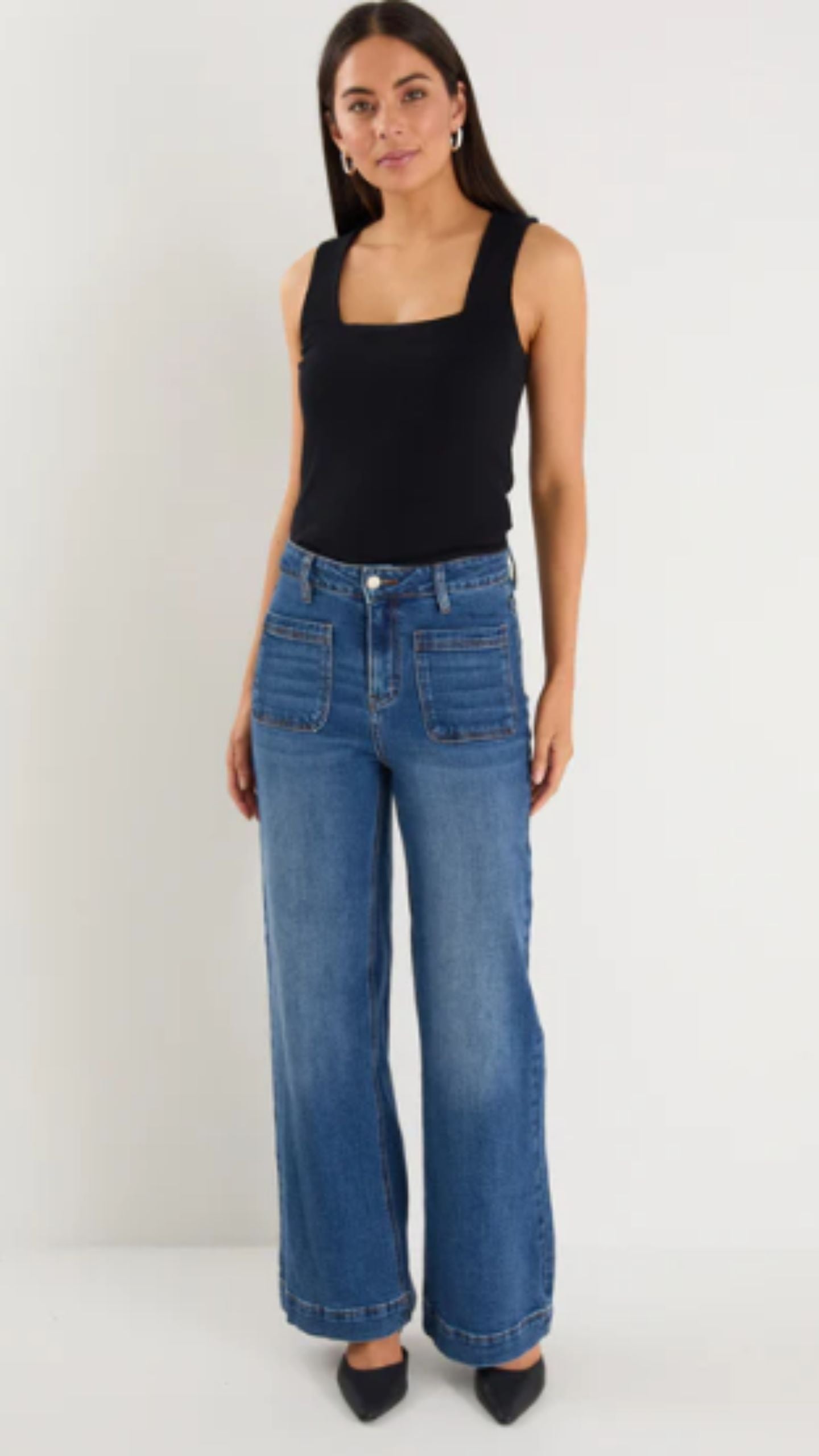 Zoey High Rise Wide Leg Jean