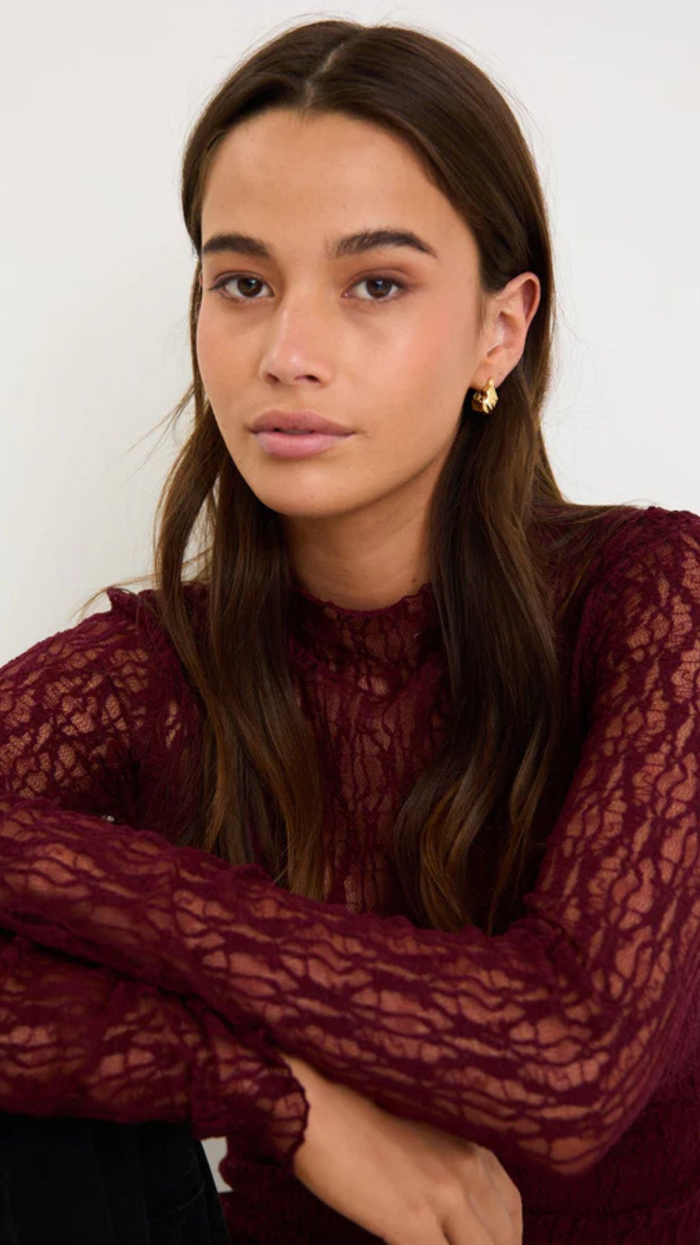 Giving Lace Long Sleeve Top