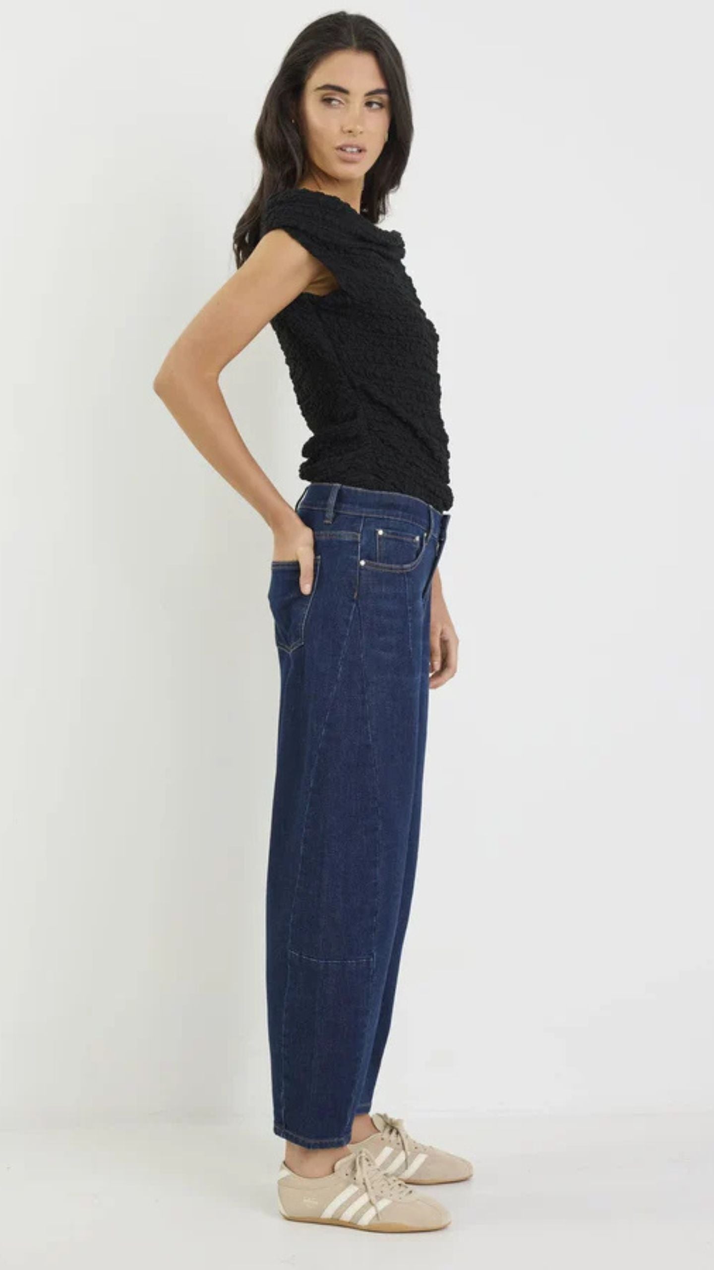 Graduate Stretch Barrel Jeans
