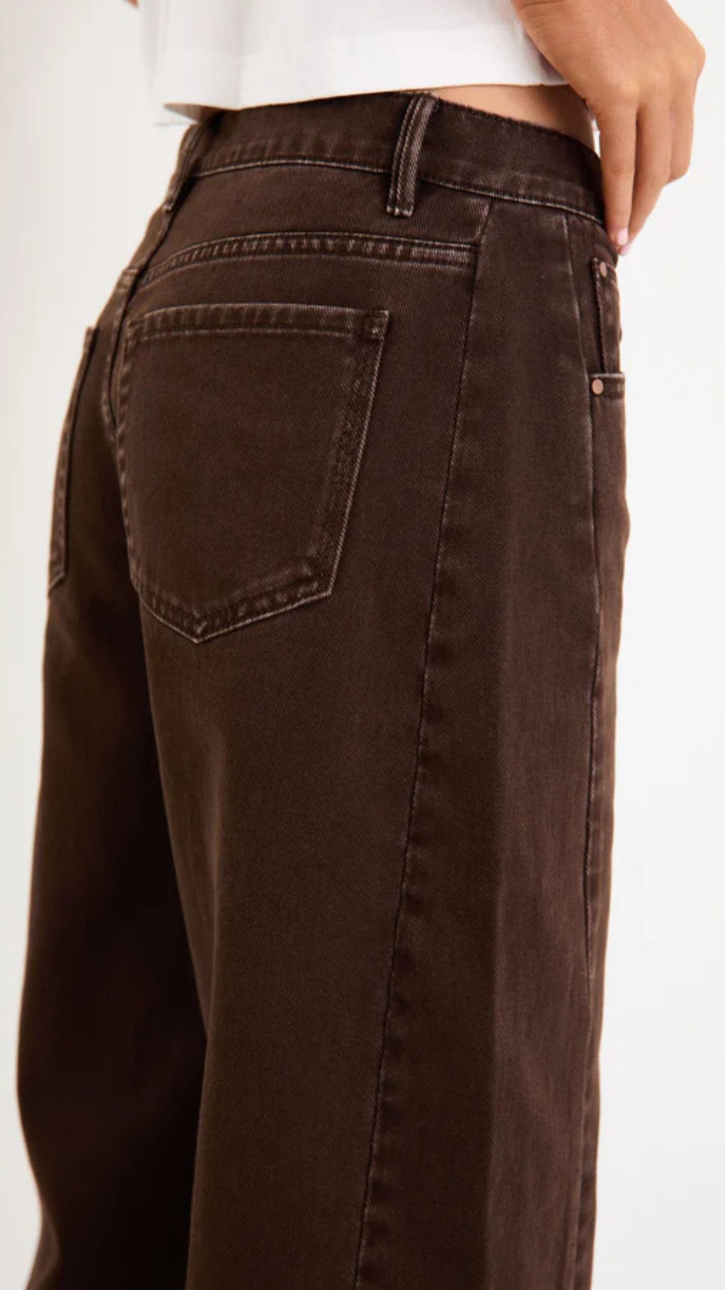 Varsity Forward Seam Barrel Jeans