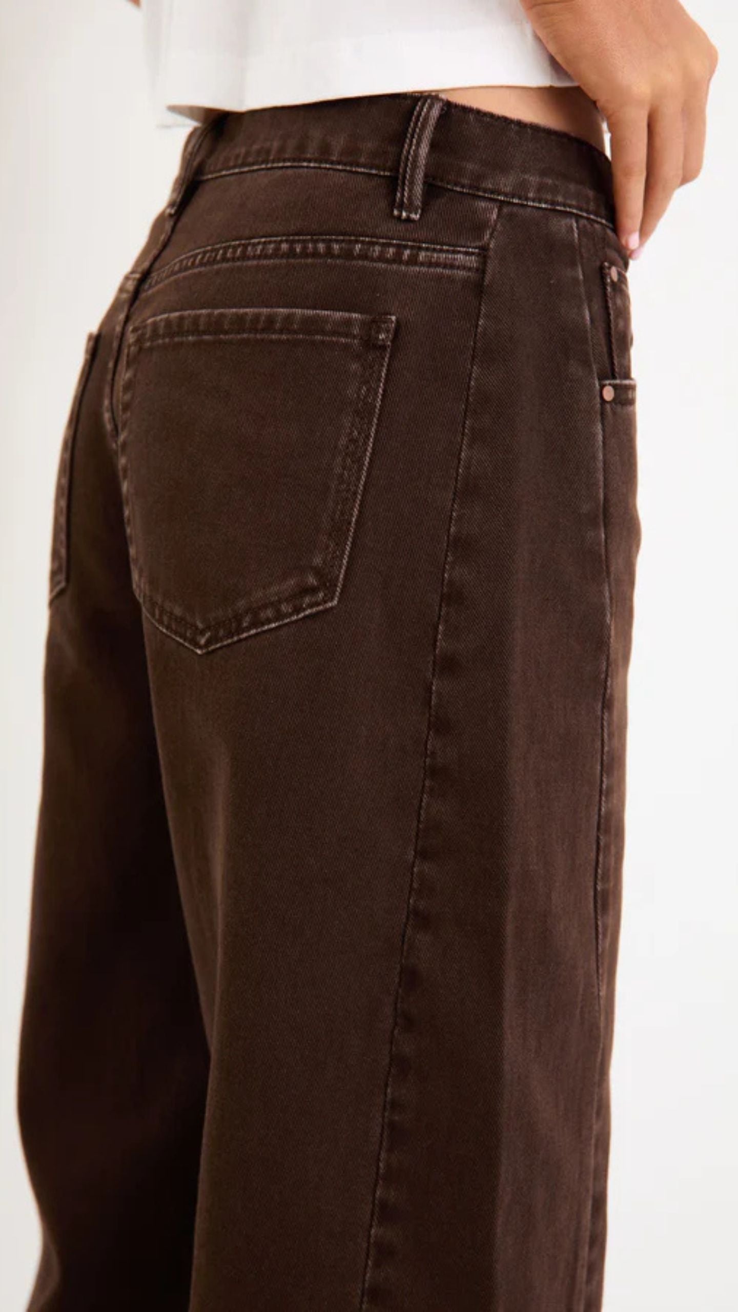 Varsity Forward Seam Barrel Jeans