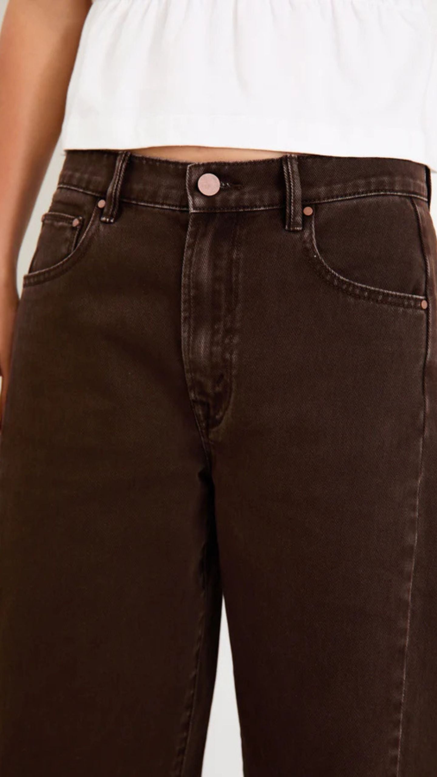 Varsity Forward Seam Barrel Jeans