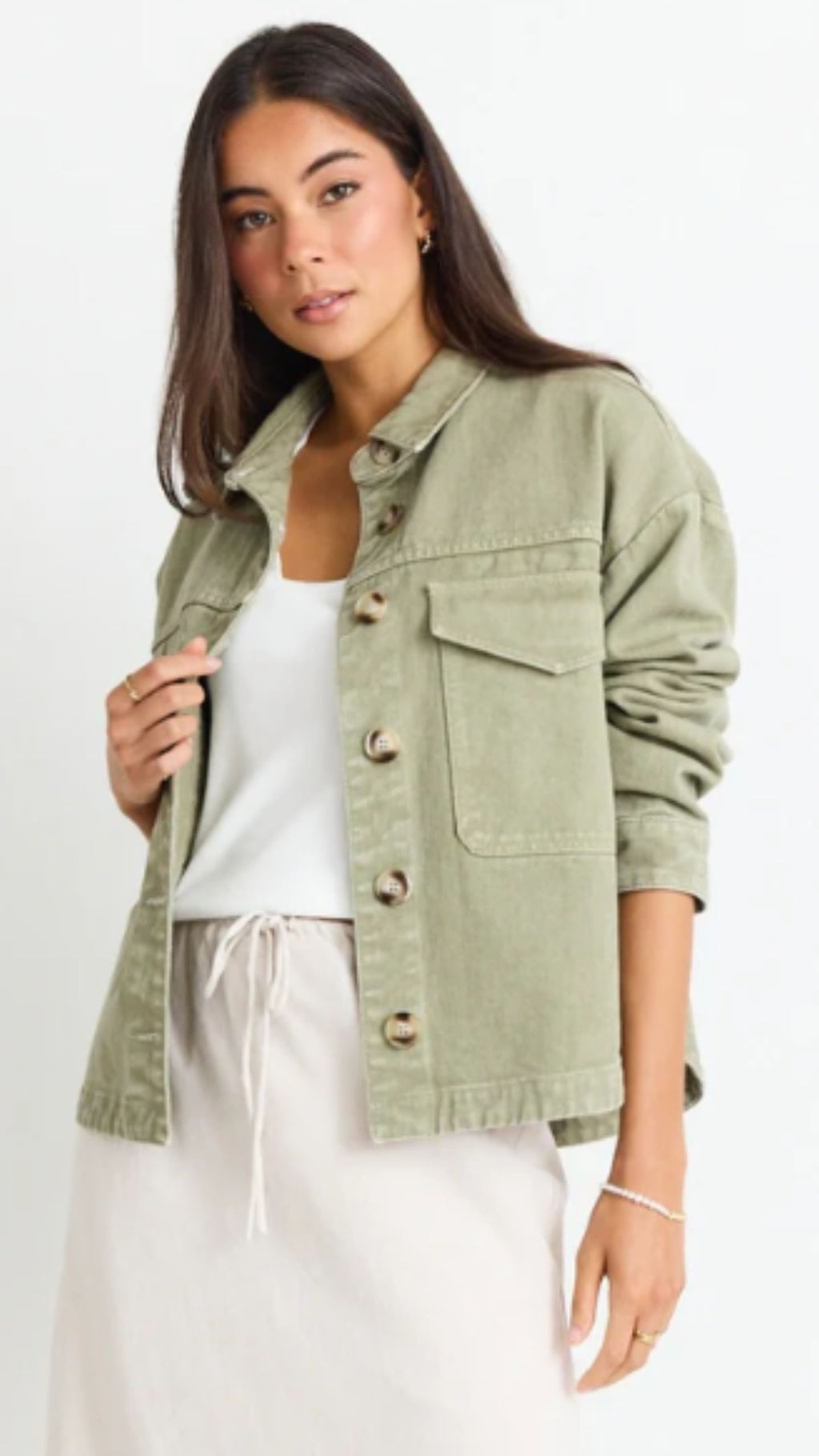 Echo Patch Pocket Denim Jacket SS