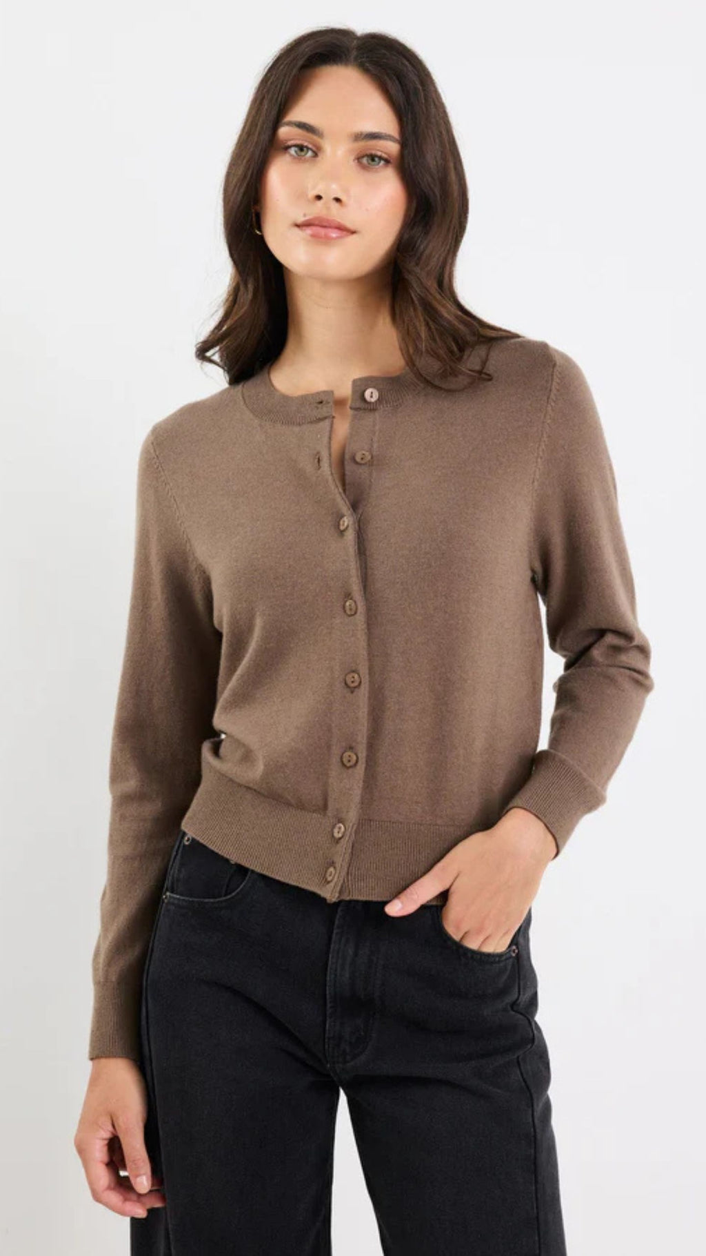 Autograph Crew Neck Cardigan
