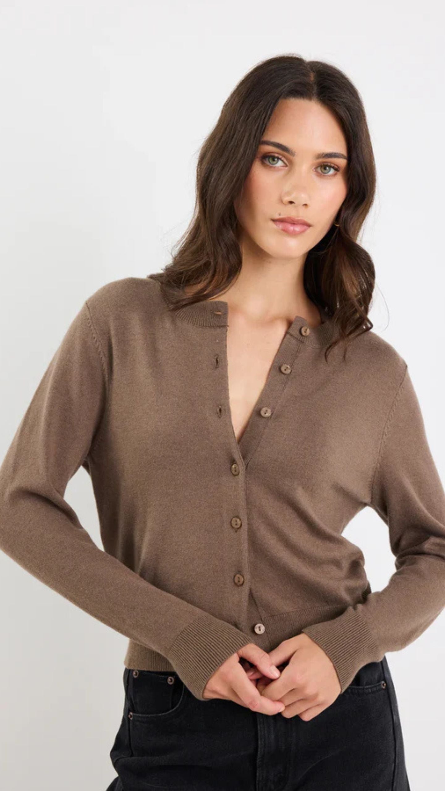 Autograph Crew Neck Cardigan