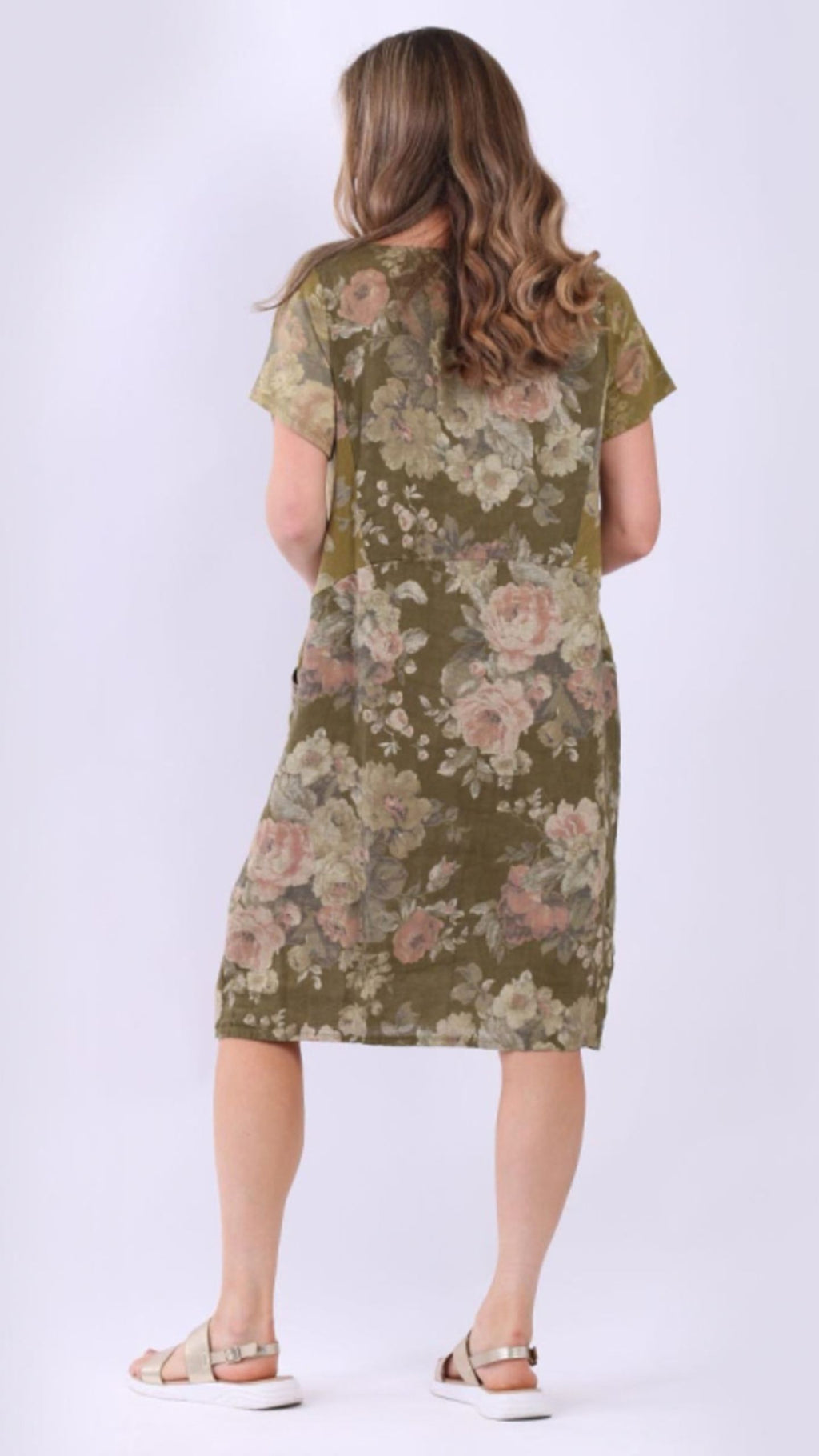 Fleur Pastel Linen Dress