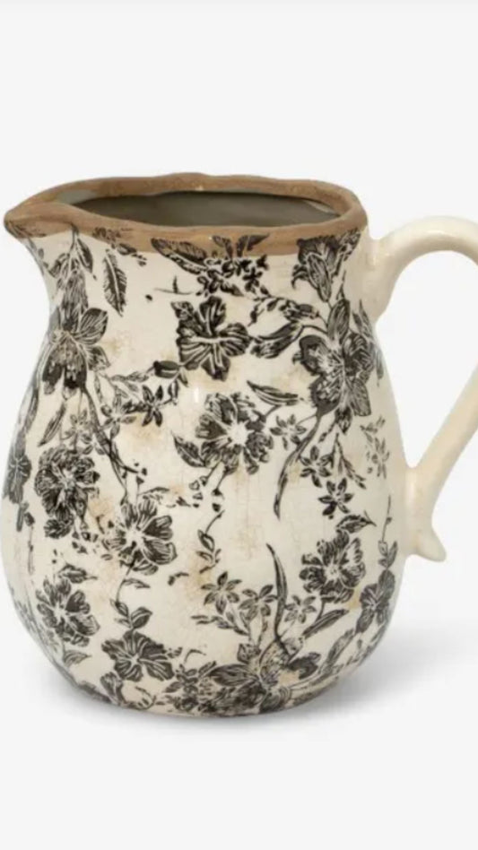 Floral Jug - Short