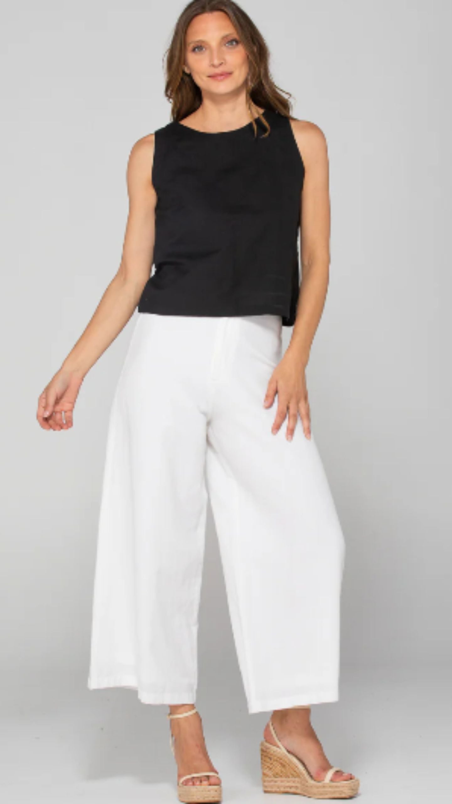 Rose Linen Top