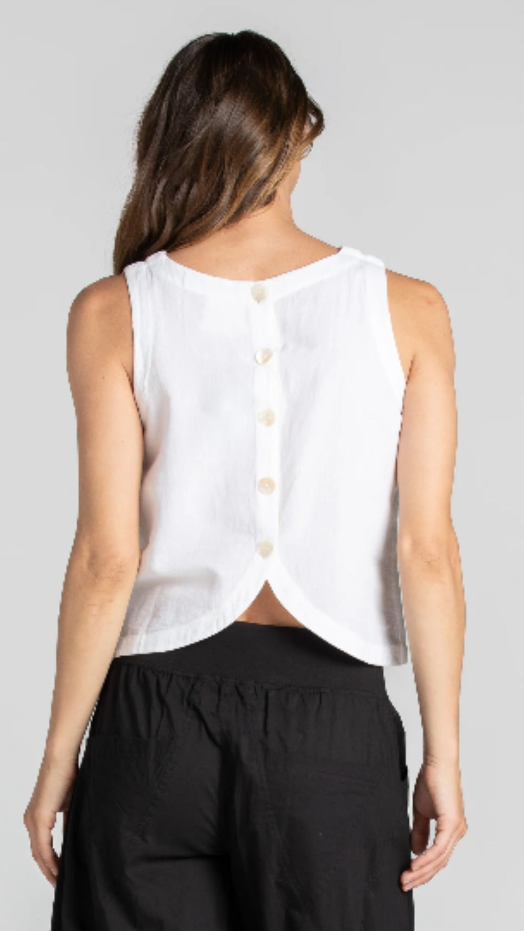 Rose Linen Top