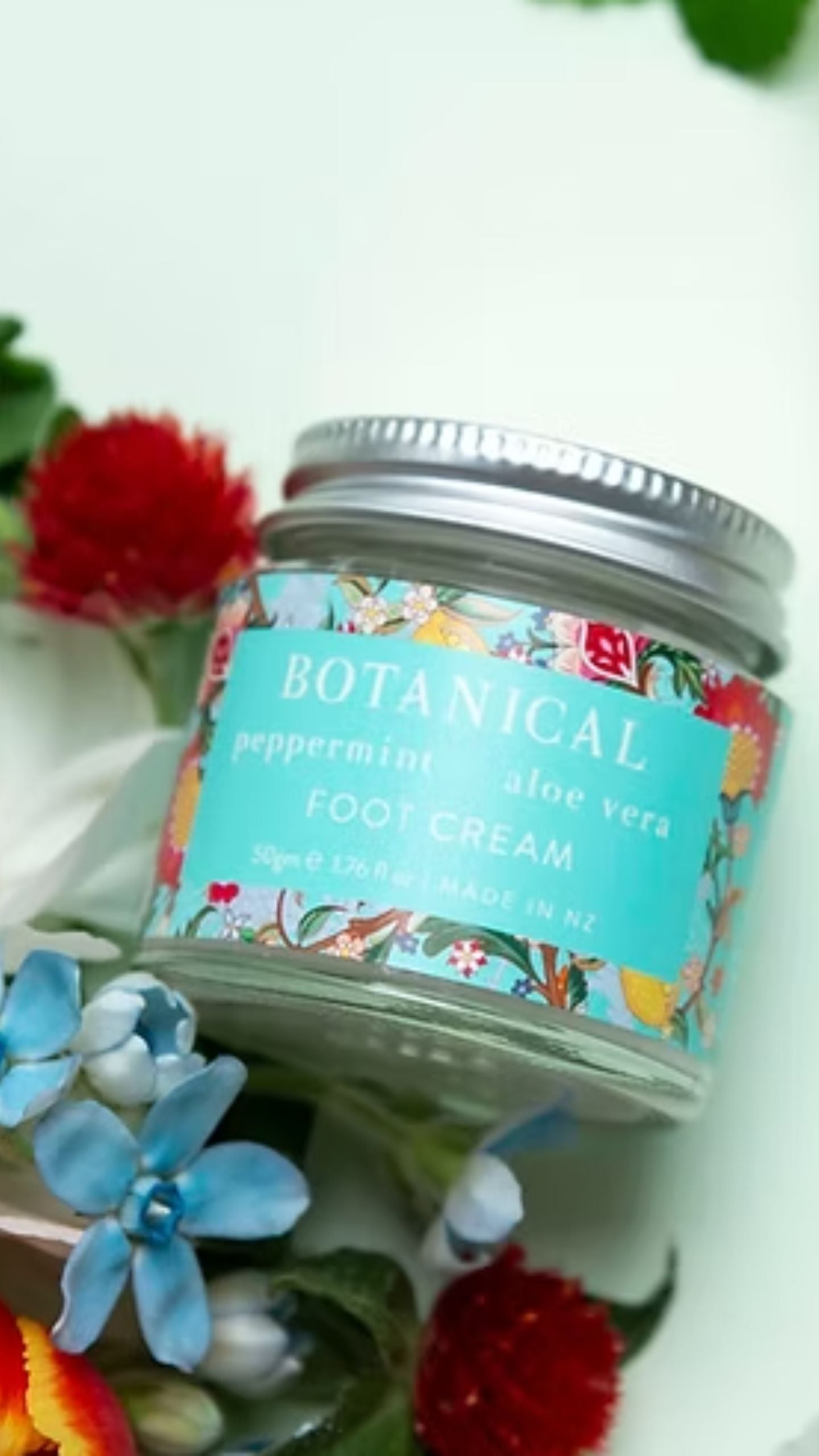 Peppermint + Aloe Vera Foot Cream