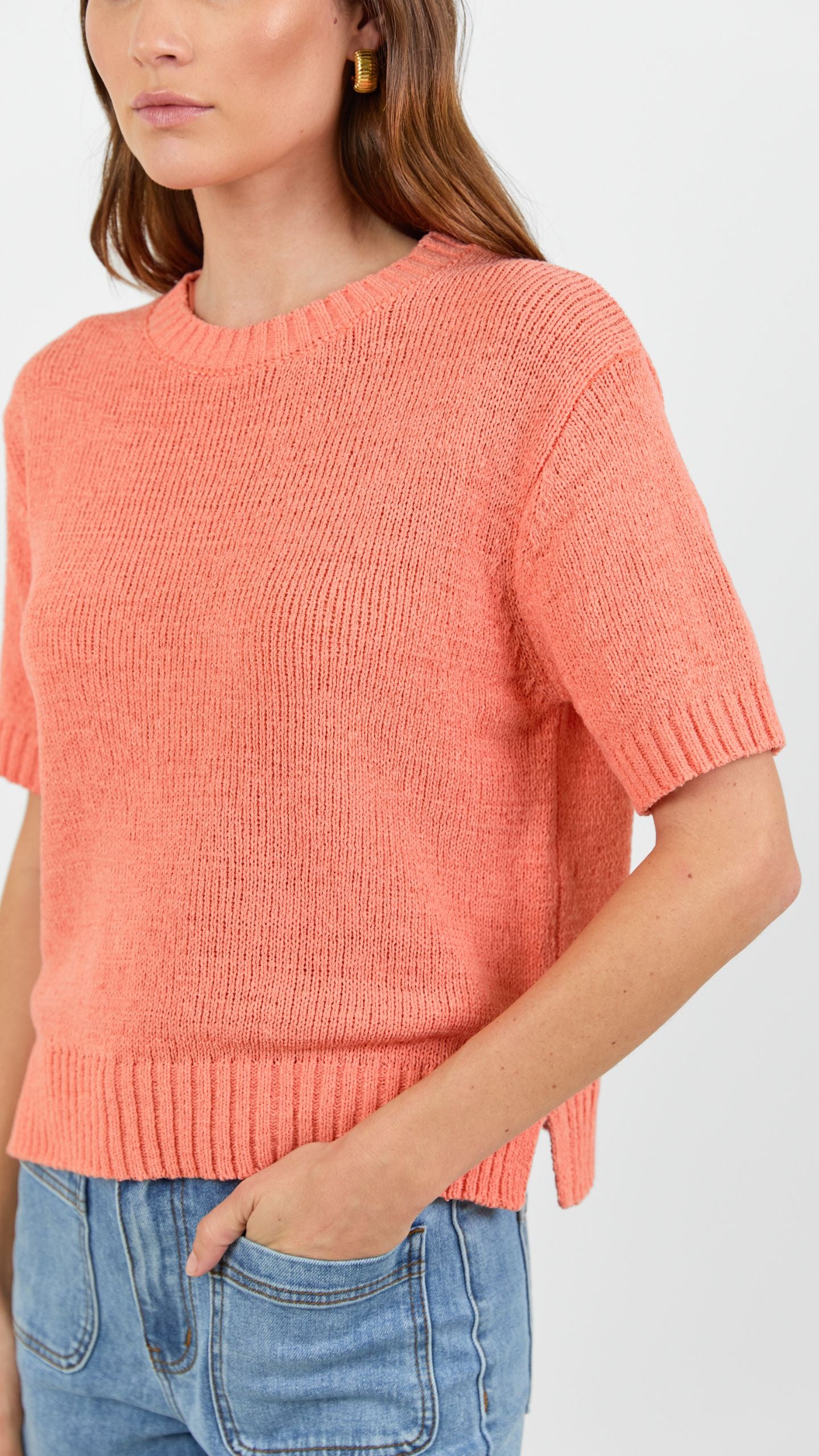 Loveable Tape Yarn Knit Tee