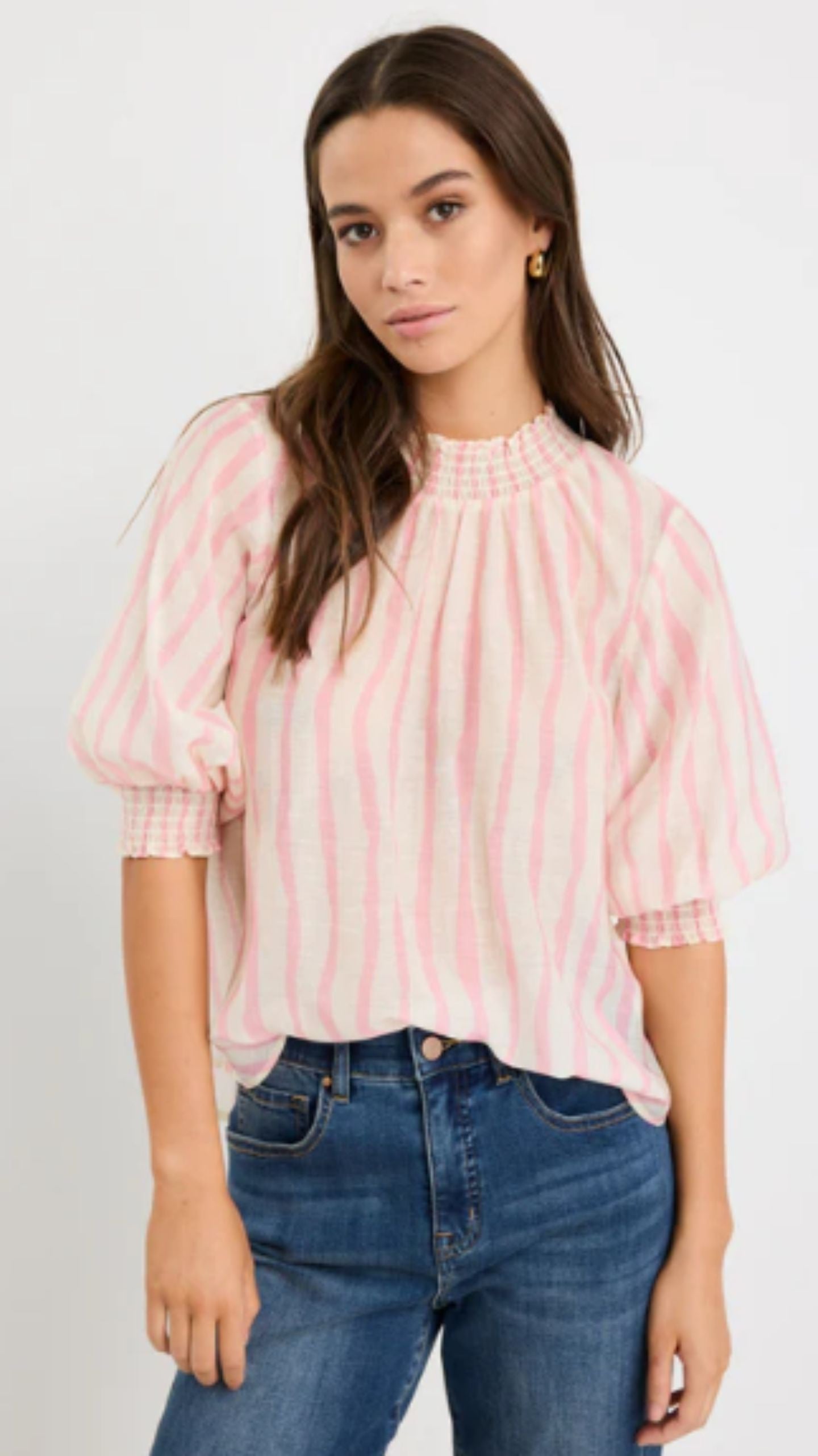 Precisian High Neck SS Top