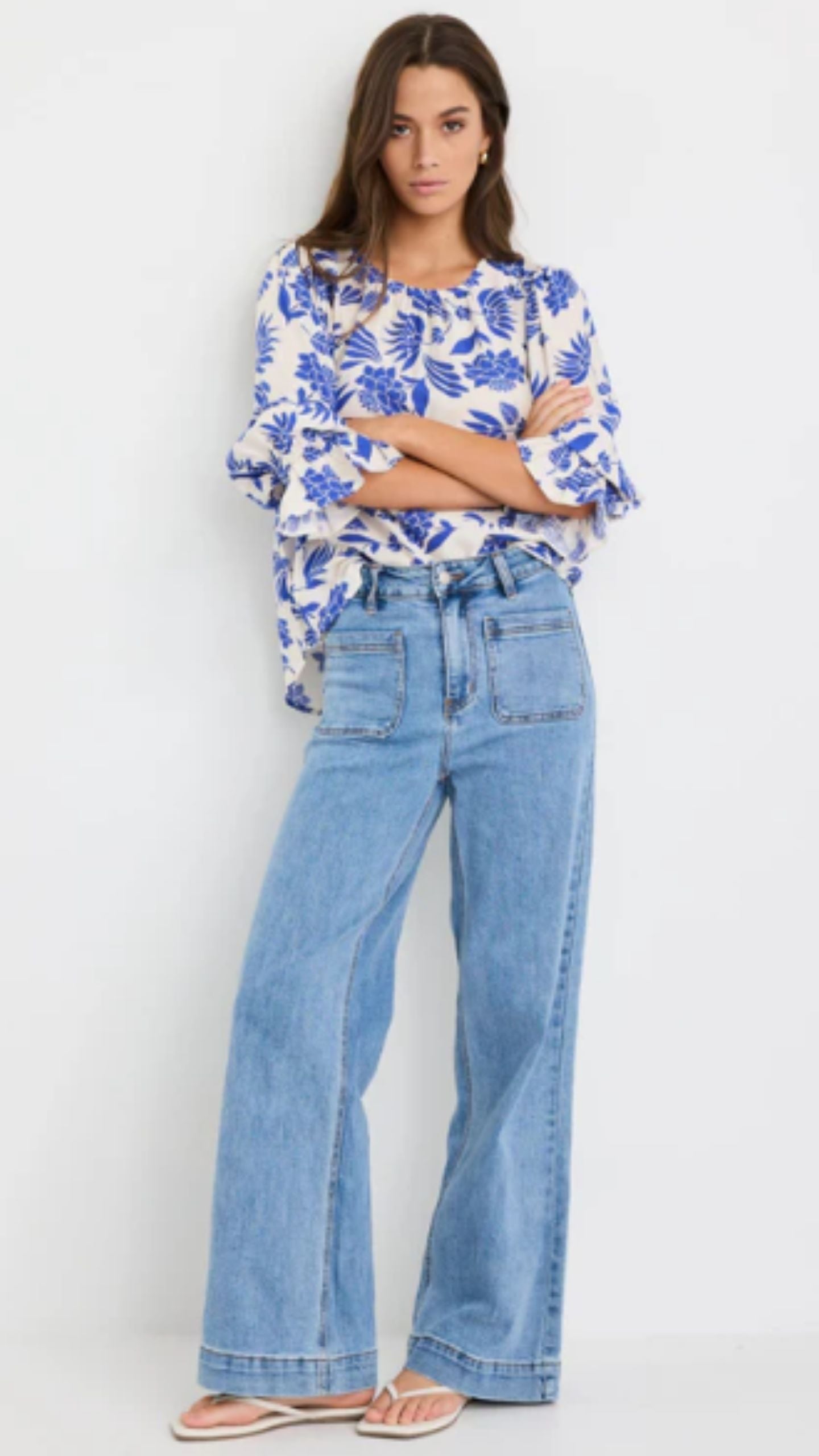 Lotus Blouson SS Top